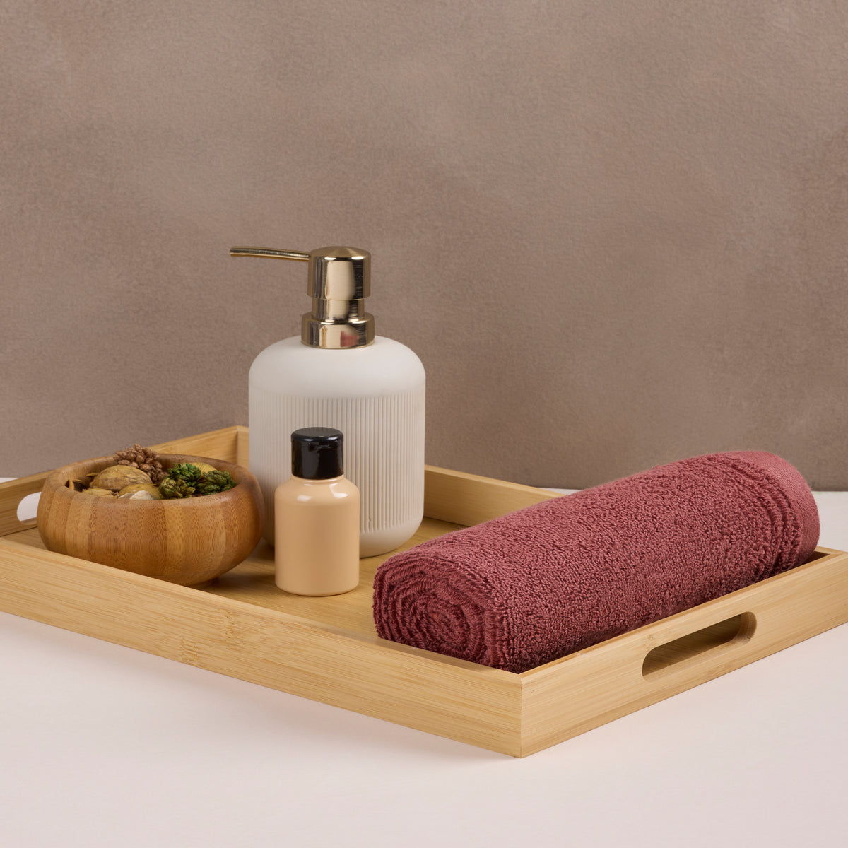 Gold Collection | Hand Towel | 600 GSM | Orange Rust