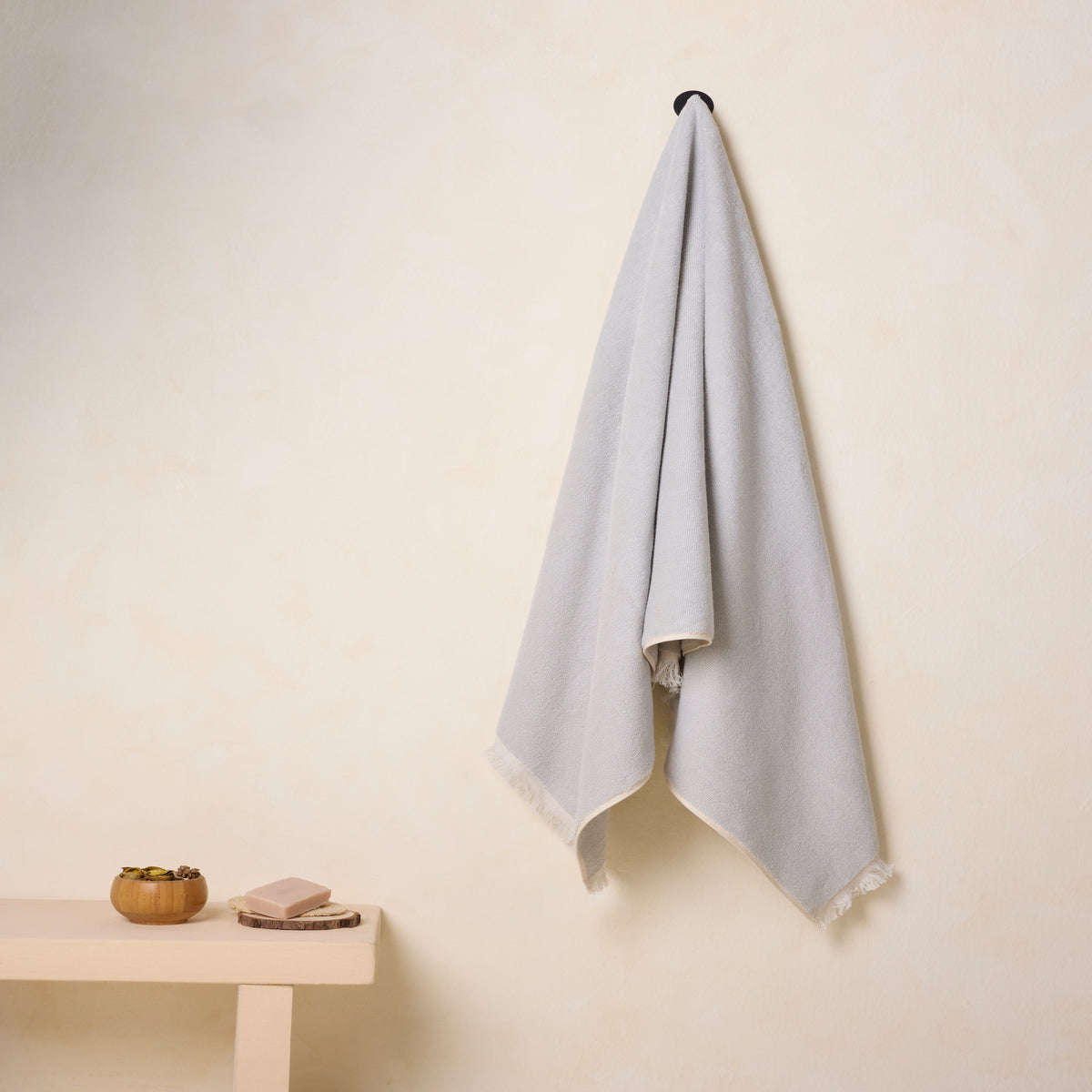 Cotton Terry Hand Towel | 700 GSM | Grey