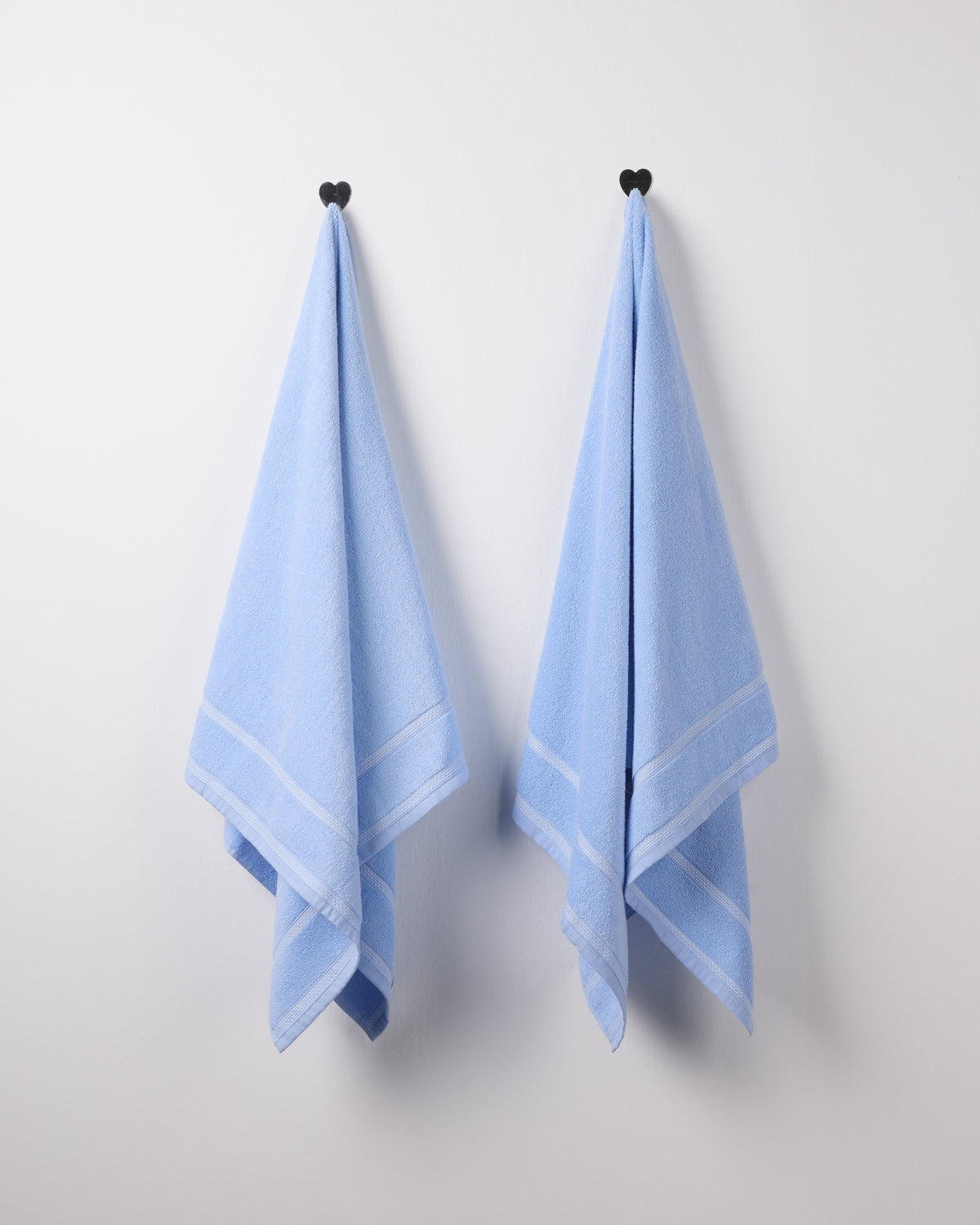 Zero Twist Cotton | Bath Towel (Pack of 2) | 350 GSM | Blue
