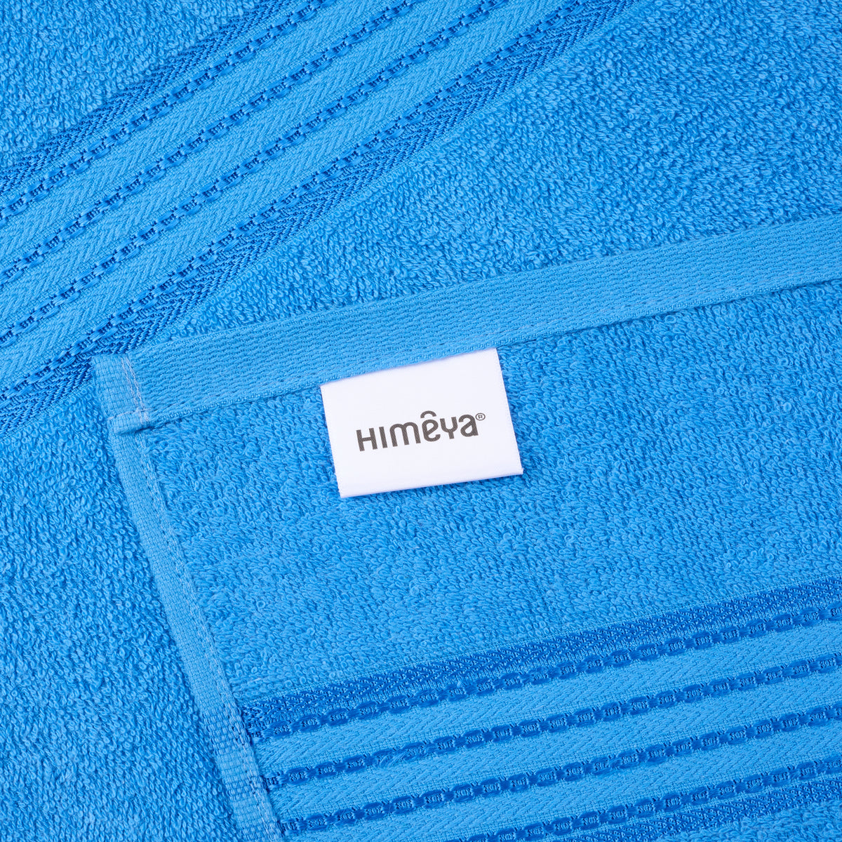 Classic Cotton|Bath Towel (Pack of 2) |380 GSM | Blue