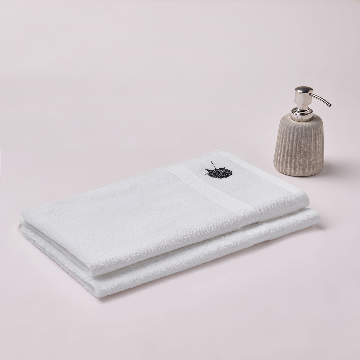 Elite Collection | Hand Towel(pack of 2) | 580 GSM | White