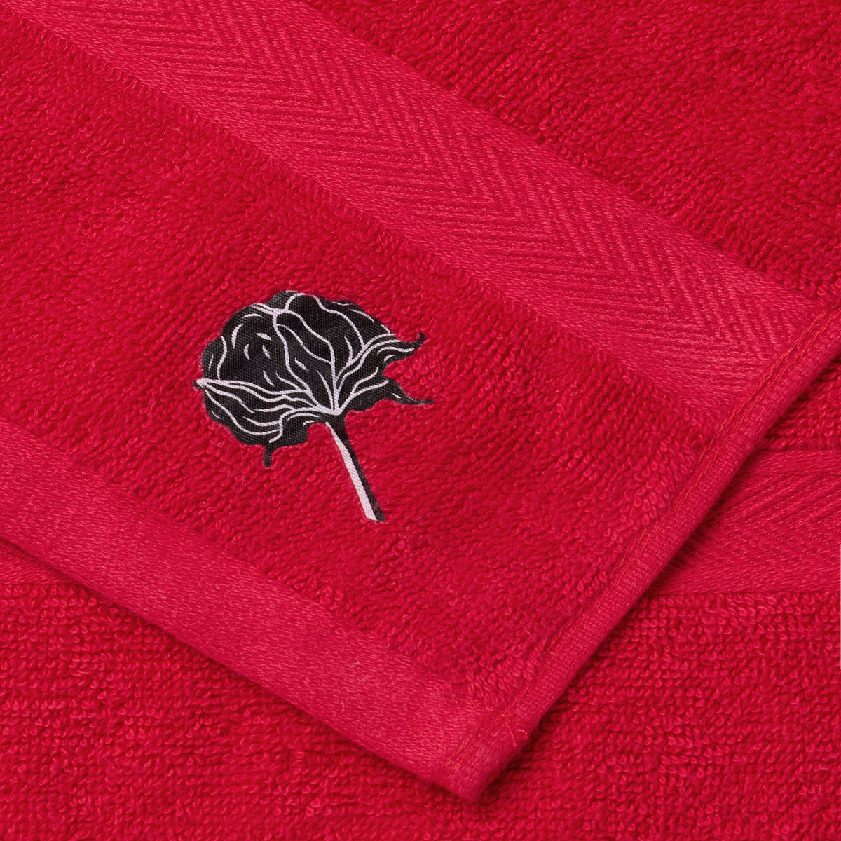 Elite Collection | Hand Towel(pack of 2) | 580 GSM | Red