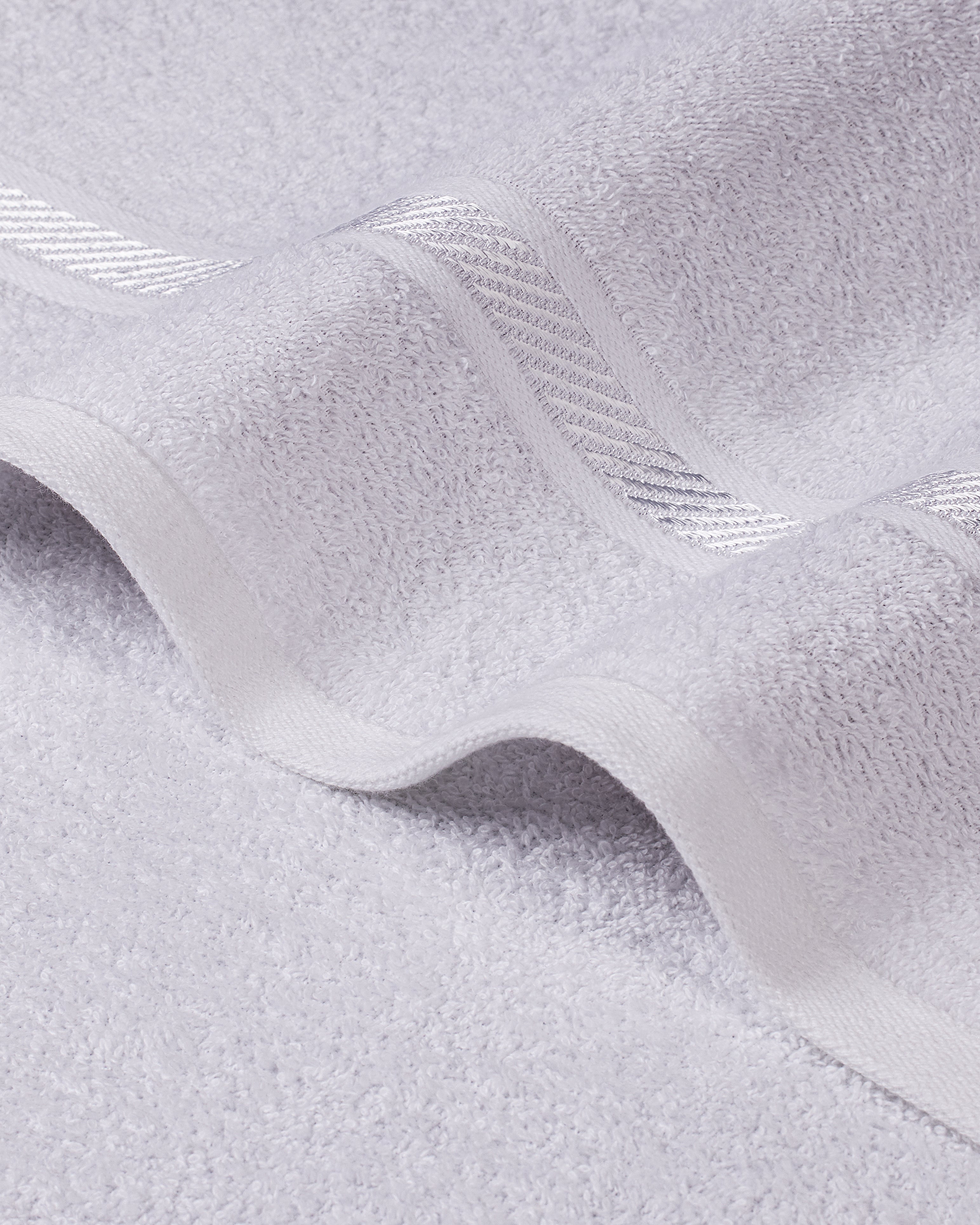 Himeya Comfort Aero Cotton 350 GSM Bath Towel - Powder White