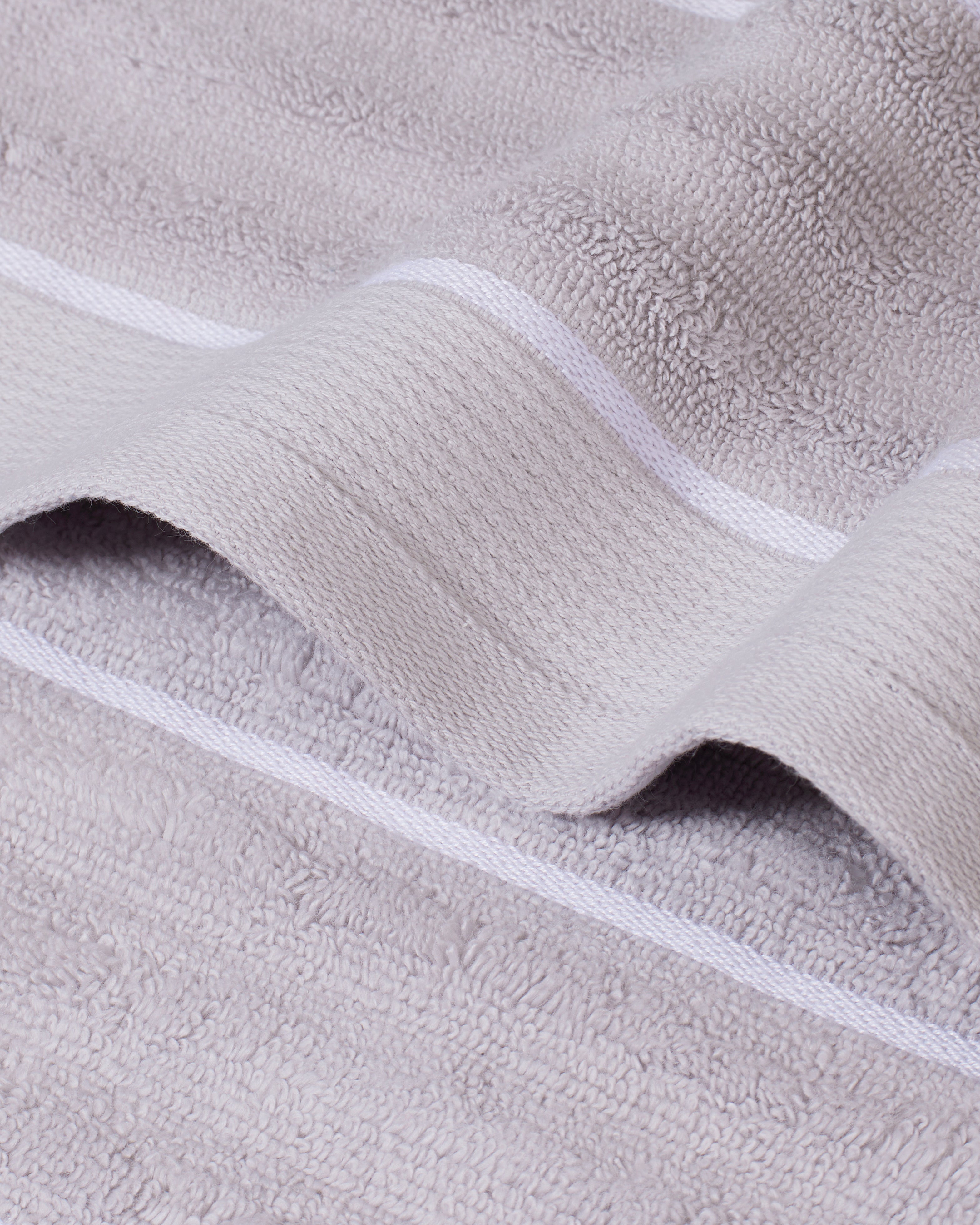 Elite Collection, Plush Quickdry | Hand Towel | 550 GSM Pack of 2 - Light Grey by Himeya