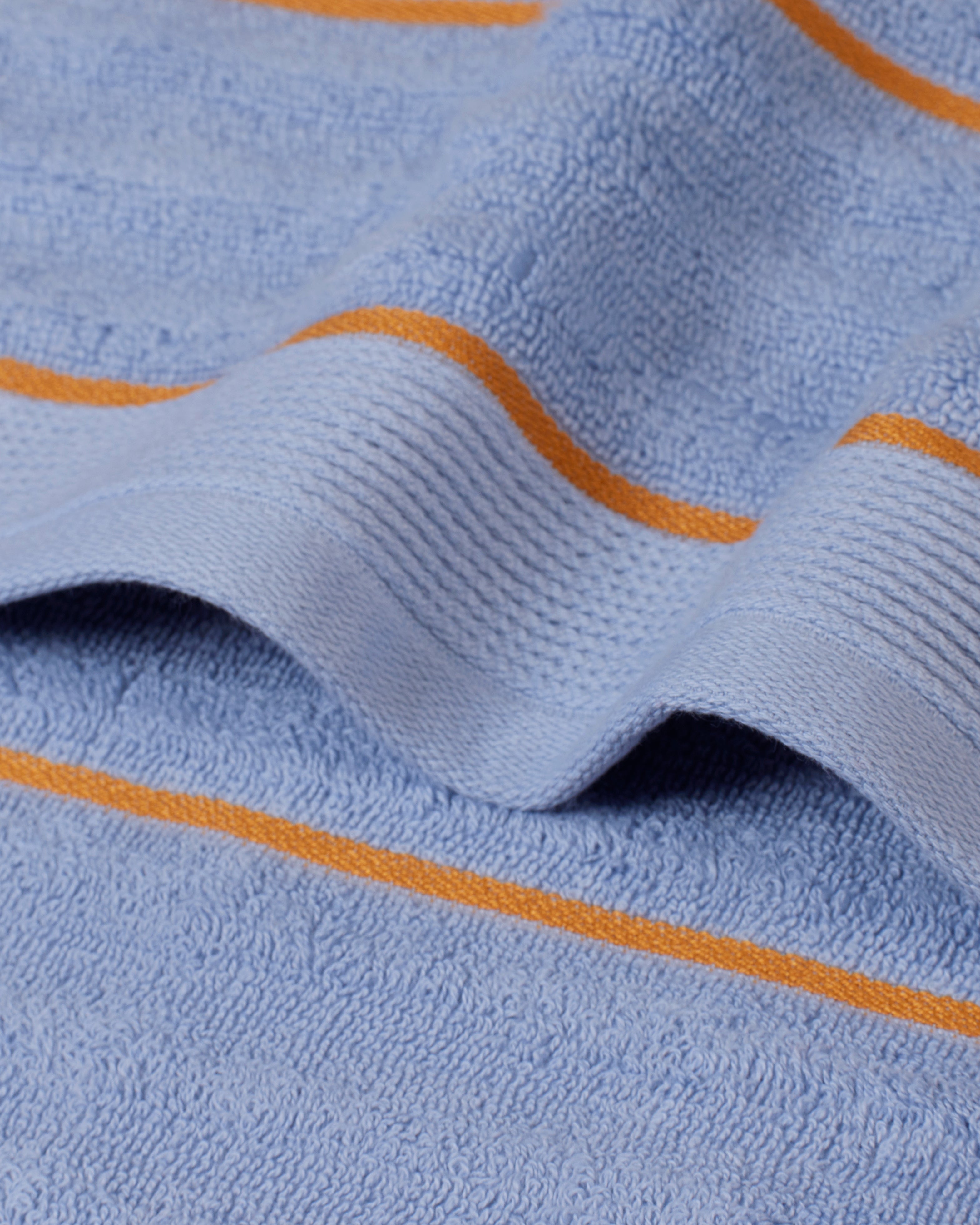 Elite Collection, Plush Quickdry | Hand Towel | 550 GSM Pack of 2 - Dolphin Blue by Himeya