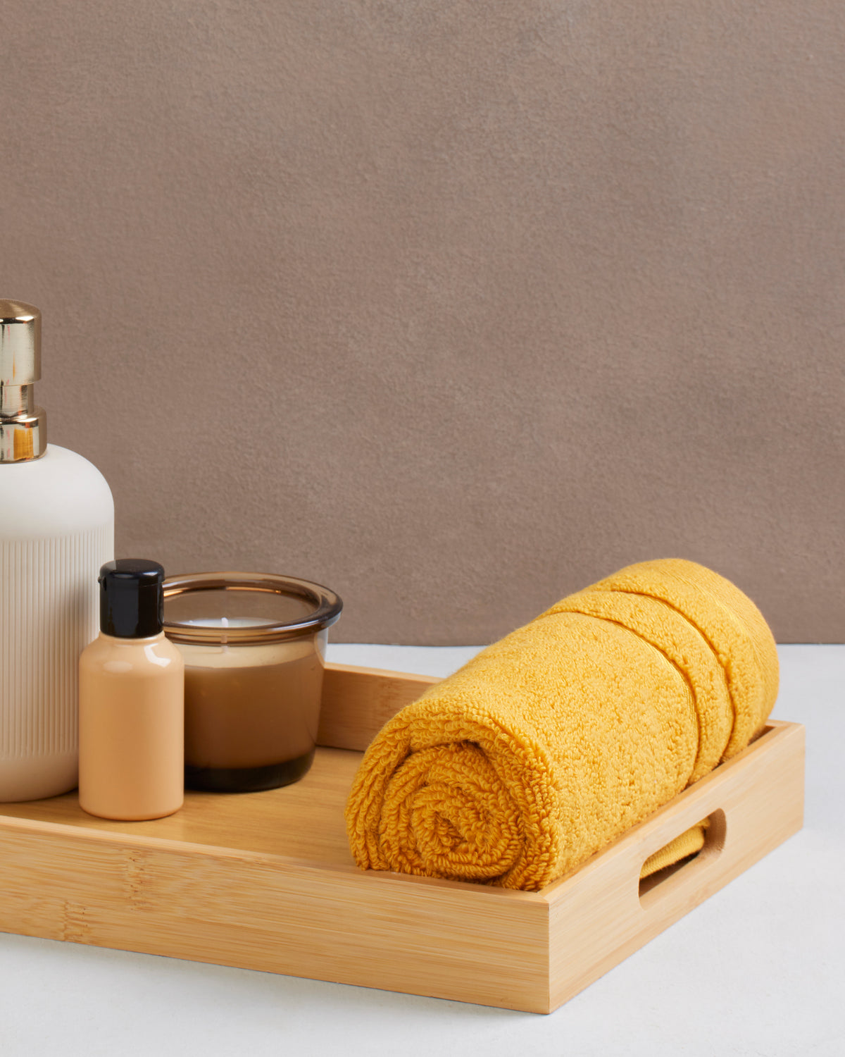 Gold Collection | Face Towel | 650 GSM | Yellow