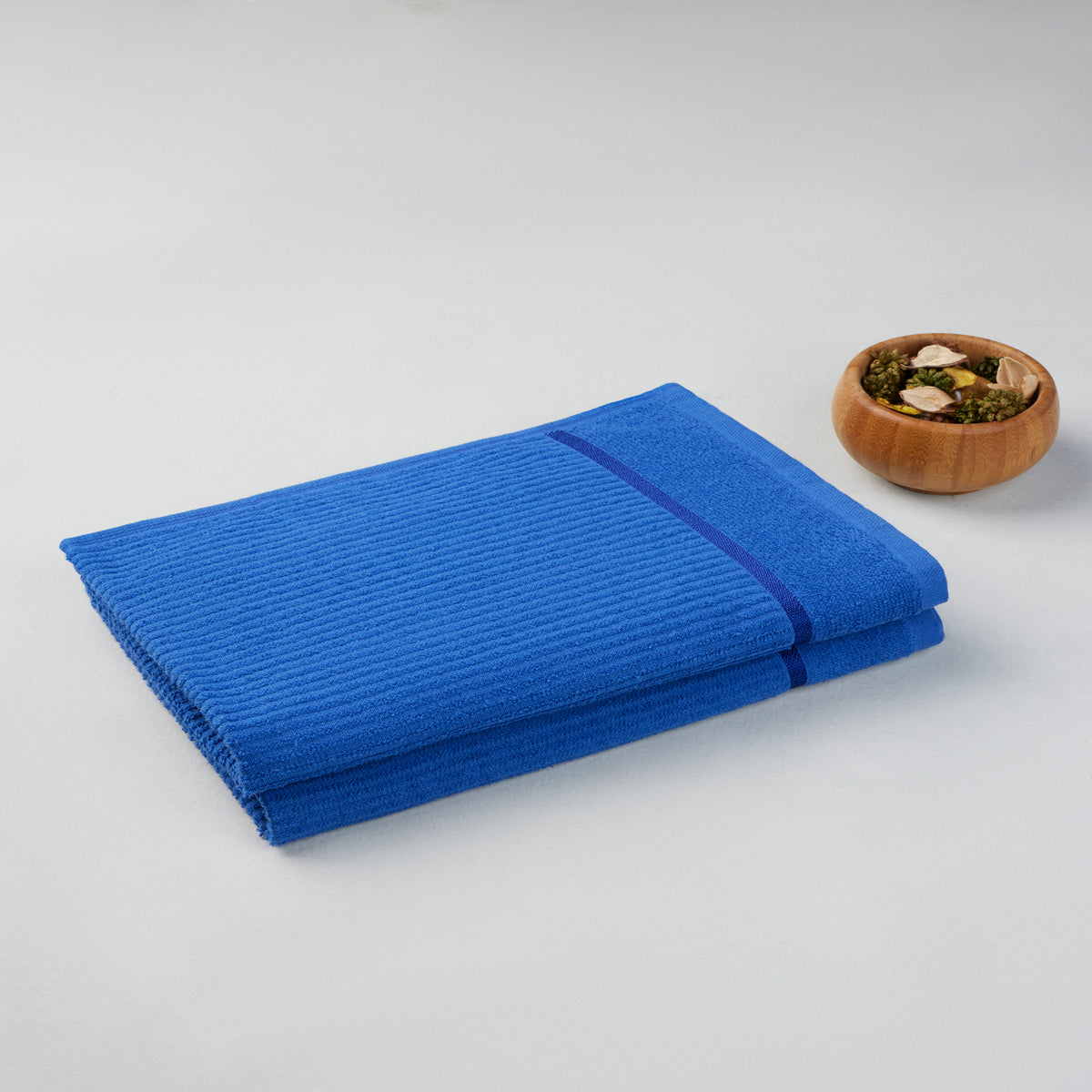Comfort Collection | Face Towel | 300 GSM(Pack of 4)| Blue
