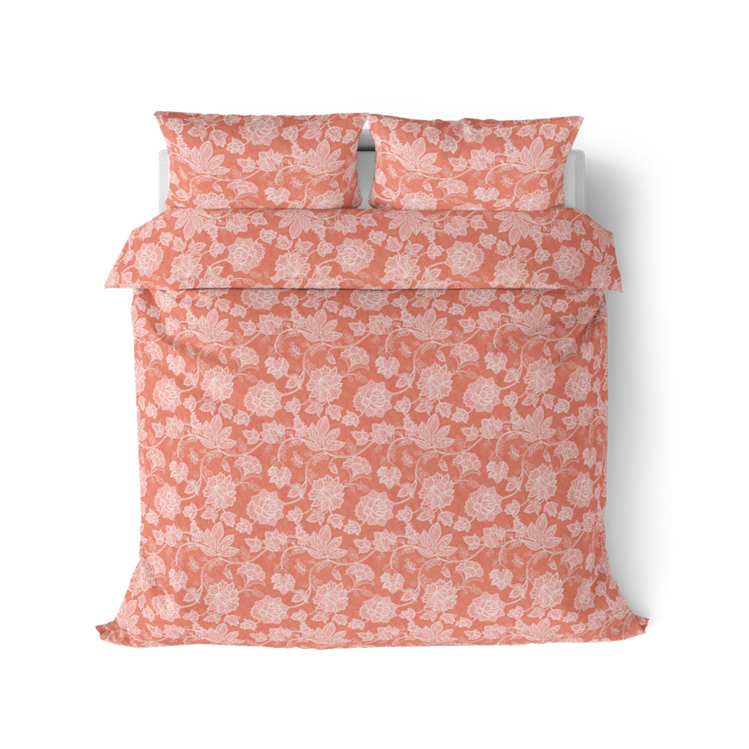 Comfort Collection, Classic | Printed King Bedsheet Set | 144 TC Cotton - Rose by Himeya