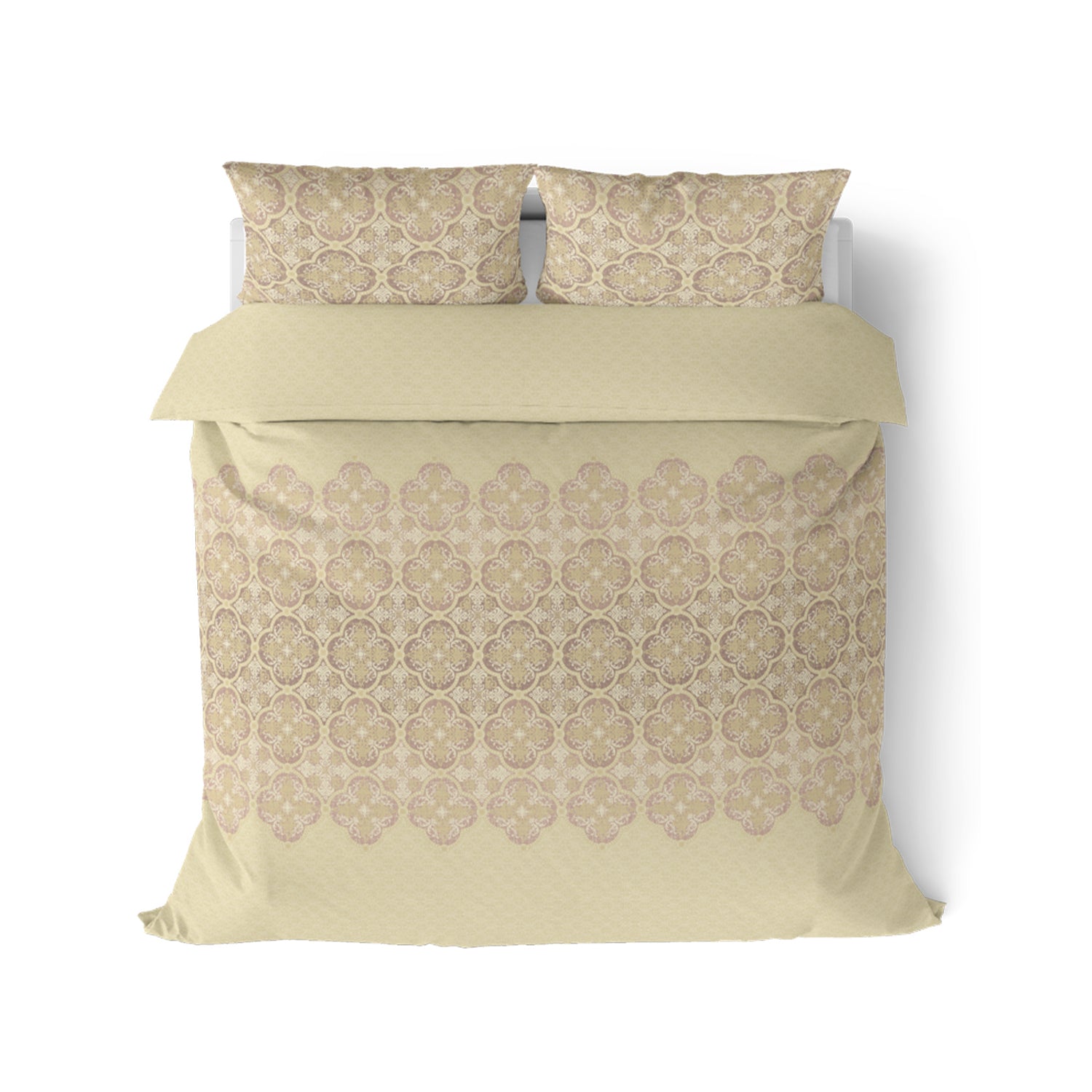 Himeya 100% Cotton Royale 300 TC King Size Sheet Set - Bronze