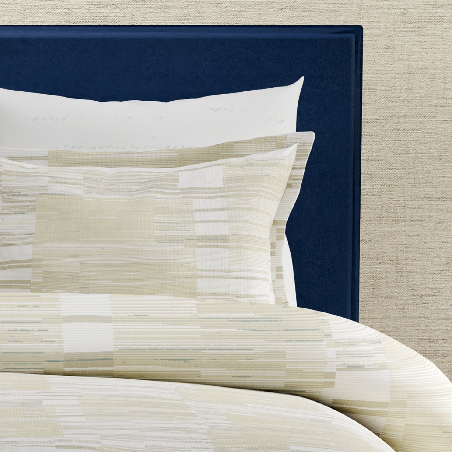 Himeya 100% Cotton Modern Canvas 300 TC King Size Sheet Set - Green Olive