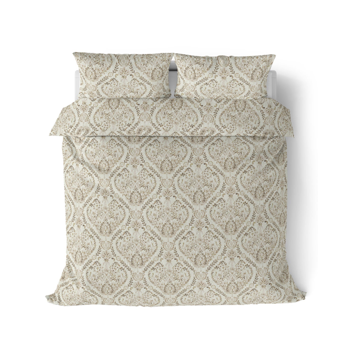 The Elite Collection | Printed King Bedsheet Set | 180 TC Cotton | Chrome Hues