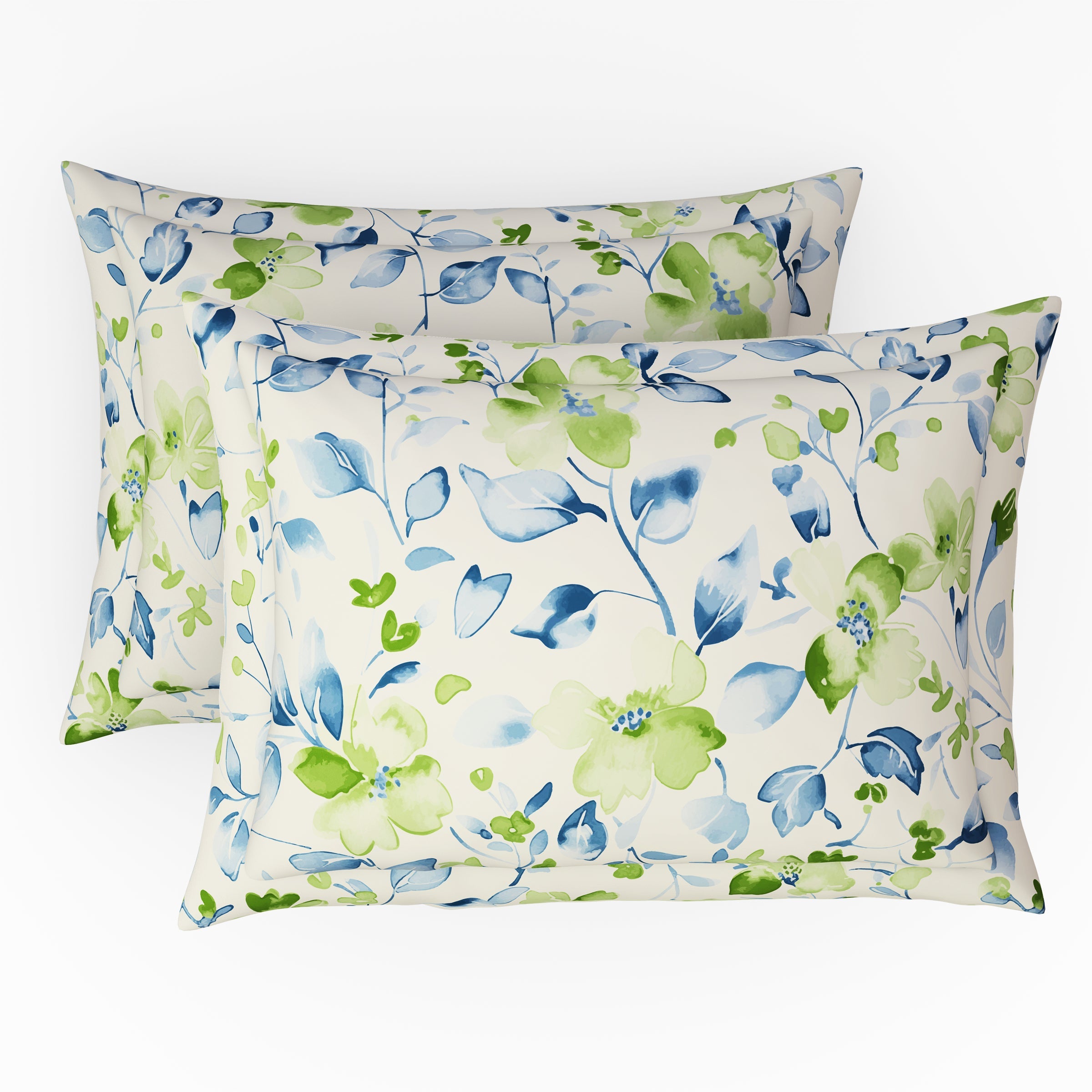 The Comfort Collection | Printed King Bedsheet Set | 120 TC Cotton | Fresh Lime