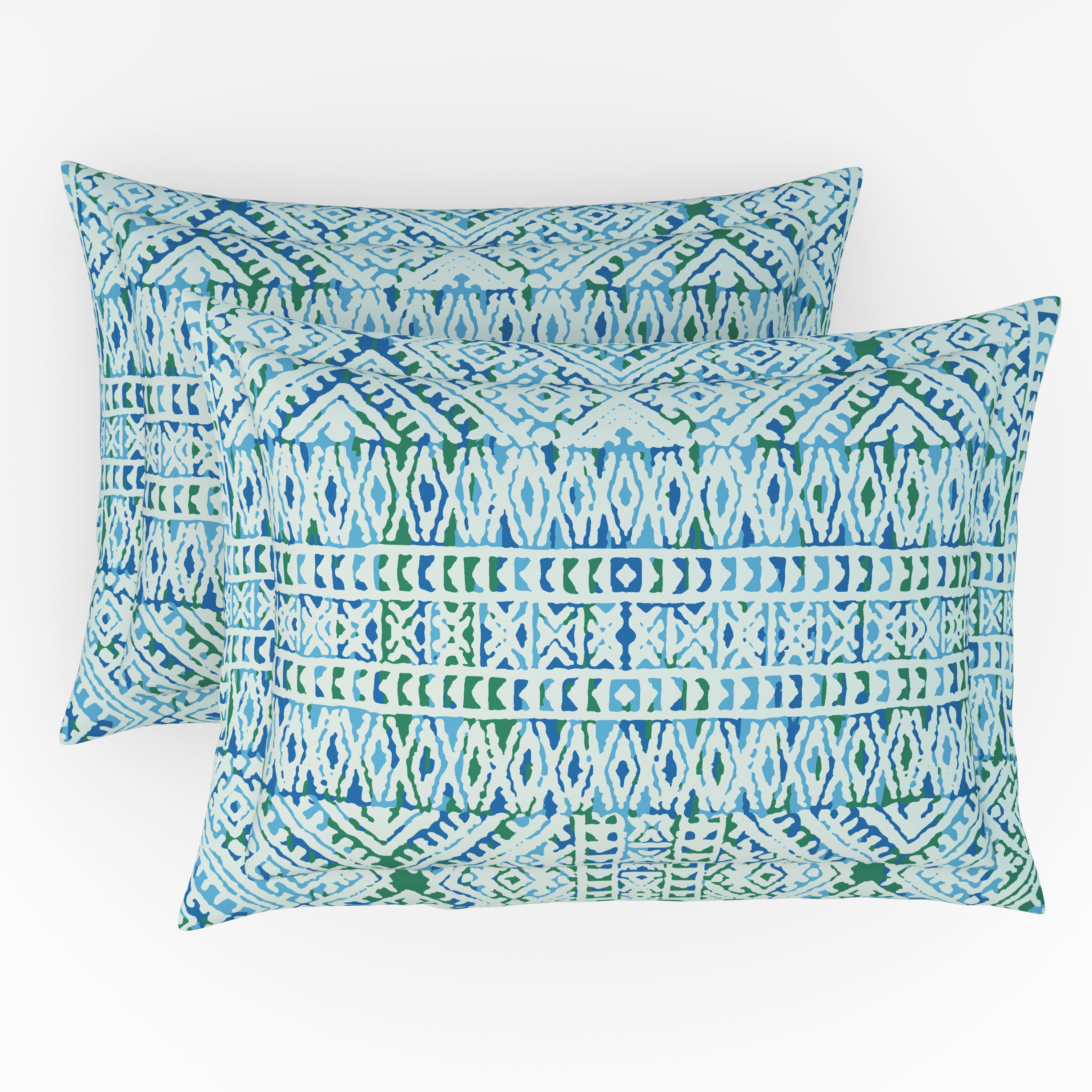 The Elite Collection | Printed King Bedsheet Set | 180 TC Cotton | Ink Blue