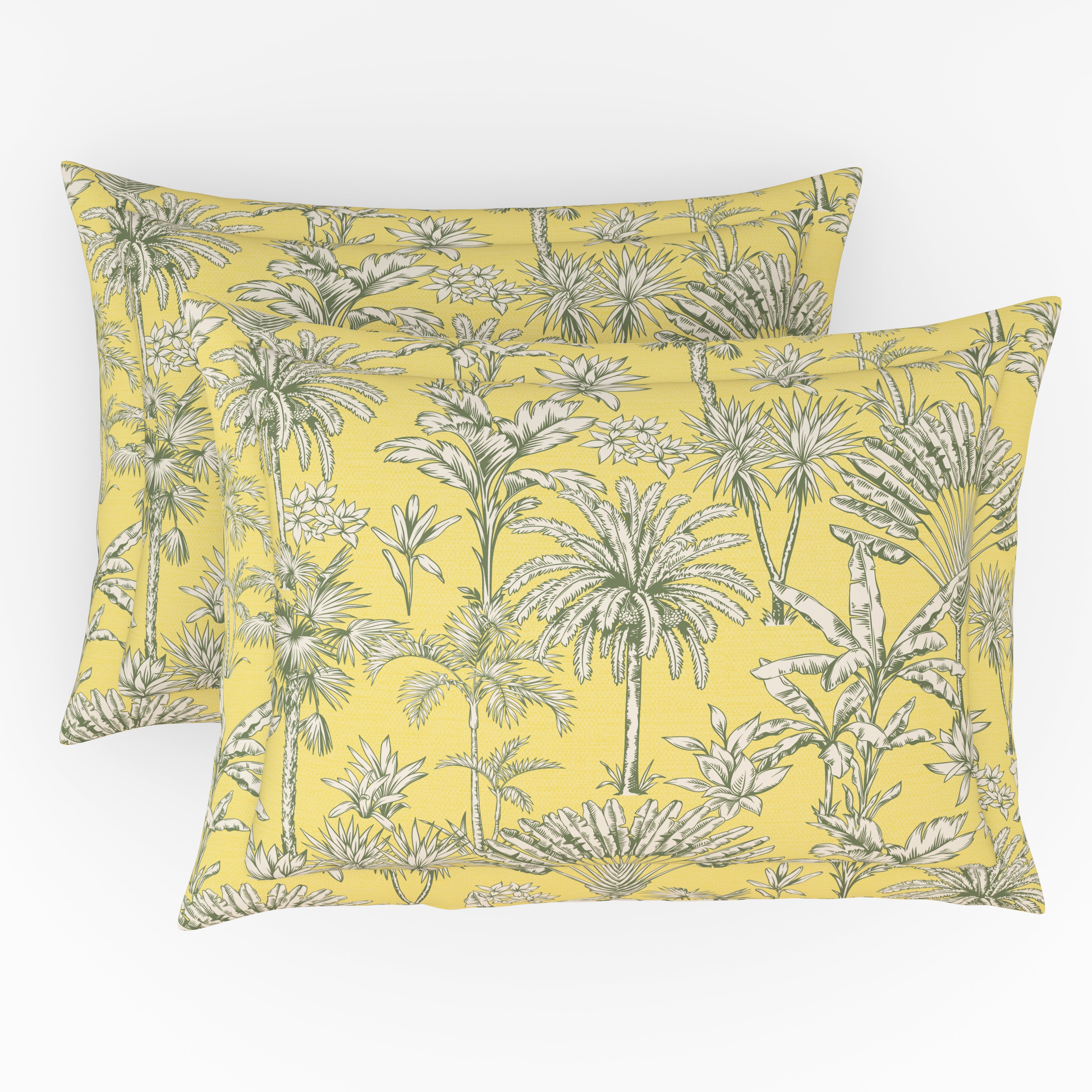 Elite Collection, Botanical Wonder | Printed King Bedsheet Set | 180 TC Cotton -Pastel Yellow  by Himeya
