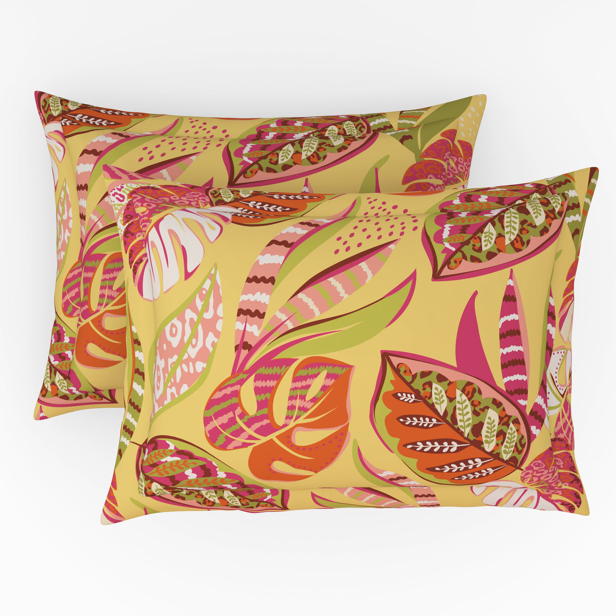 The Elite Collection | Printed King Bedsheet Set | 180 TC Cotton  | Fresh Yellow by Himeya