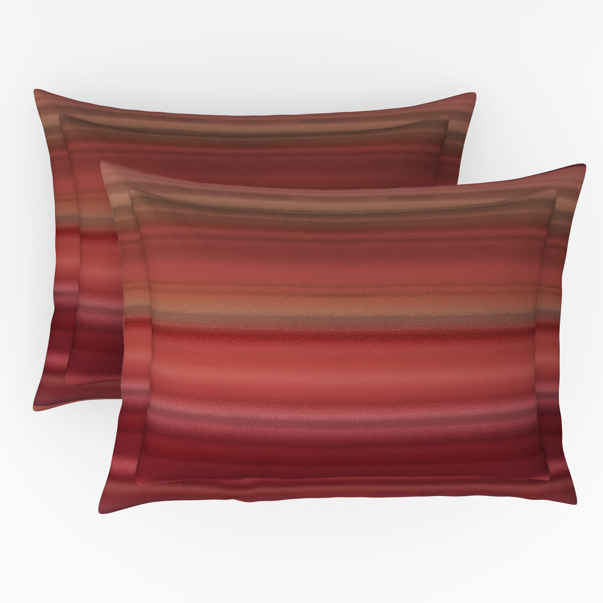 The Elite Collection | Printed King Bedsheet Set | 210 TC Cotton | Crimson