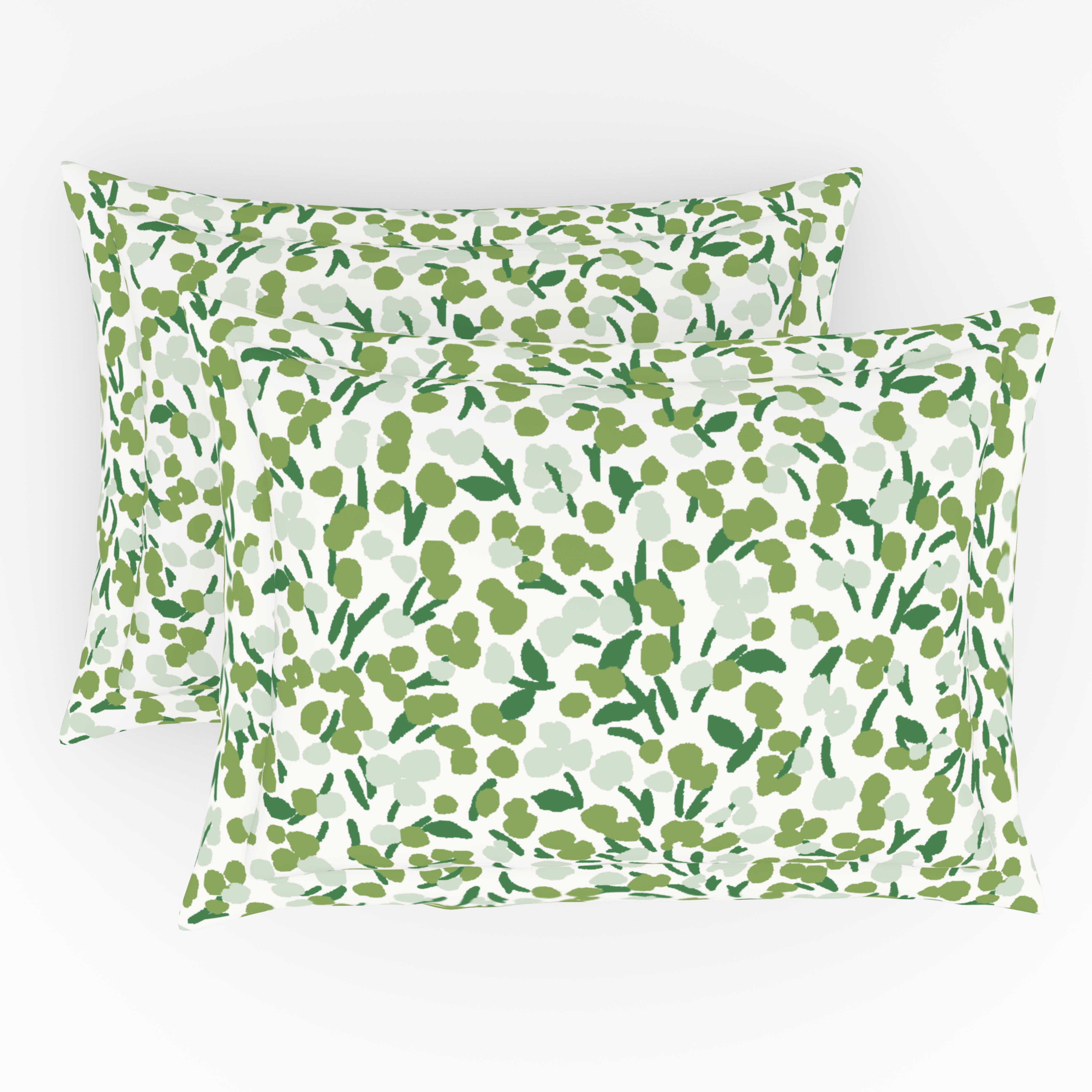 Himeya Elegant | Single Bedsheet Set | 190 TC Cotton -  Breezy Buds-Turtle Grn