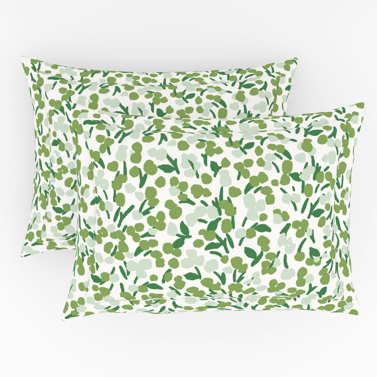The Elegant Collection | Printed Single Bedsheet Set | 190 TC Cotton | Breezy Buds-Turtle Grn