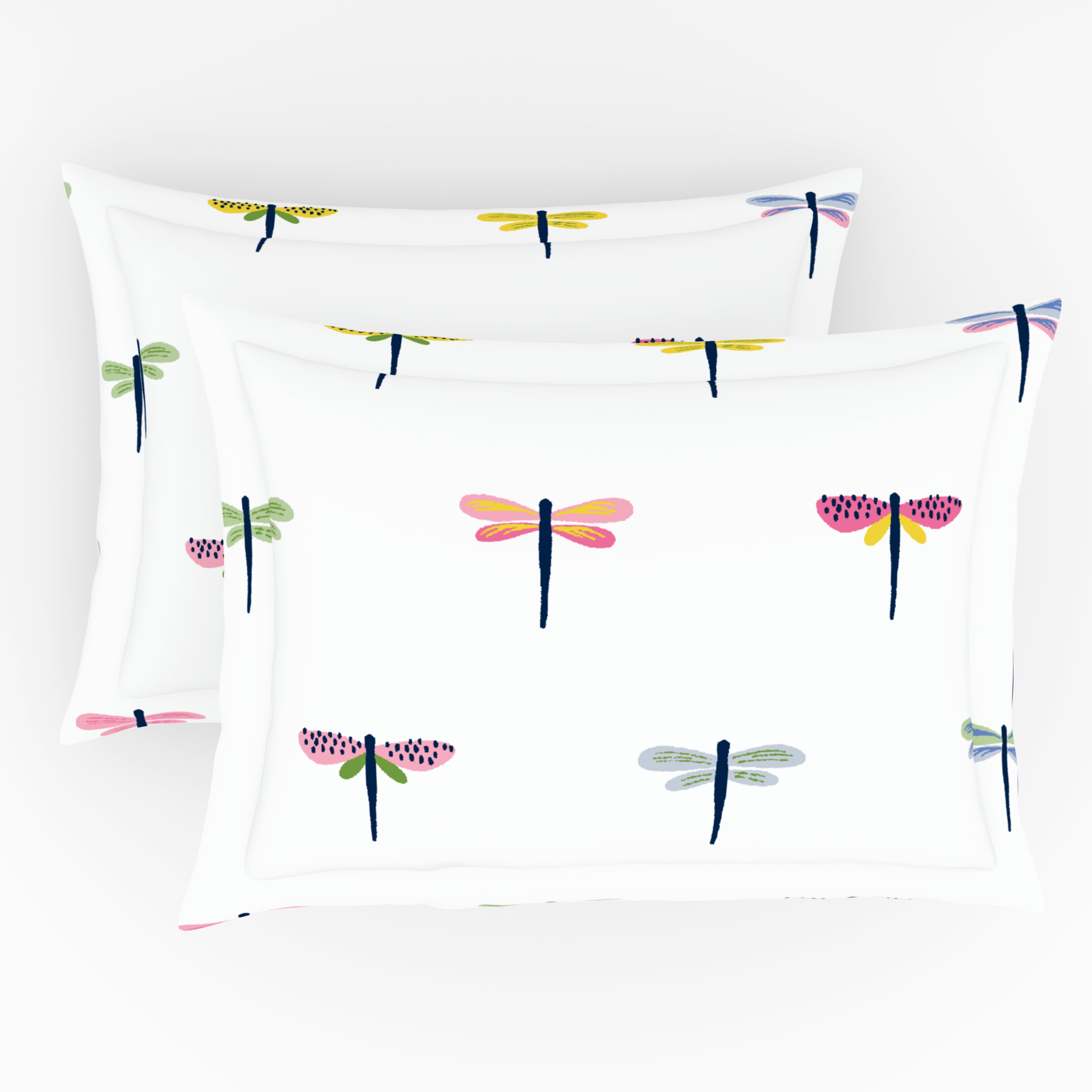 Himeya Elegant | Single Bedsheet Set | 190 TC Cotton -  Dragon Fly-Multi