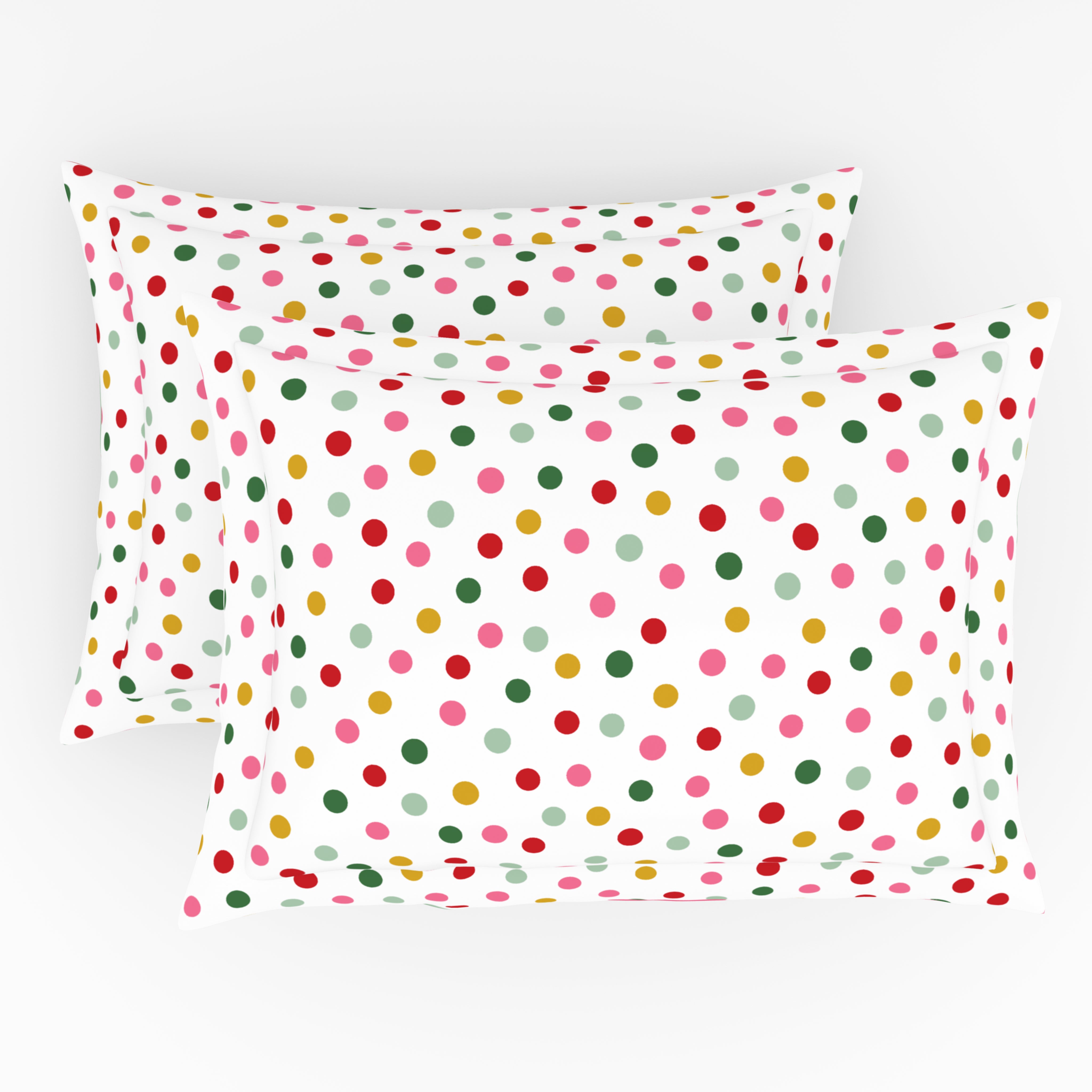 Himeya Elegant | Single Bedsheet Set | 190 TC Cotton -  Festive Dot Small-Bold Multi