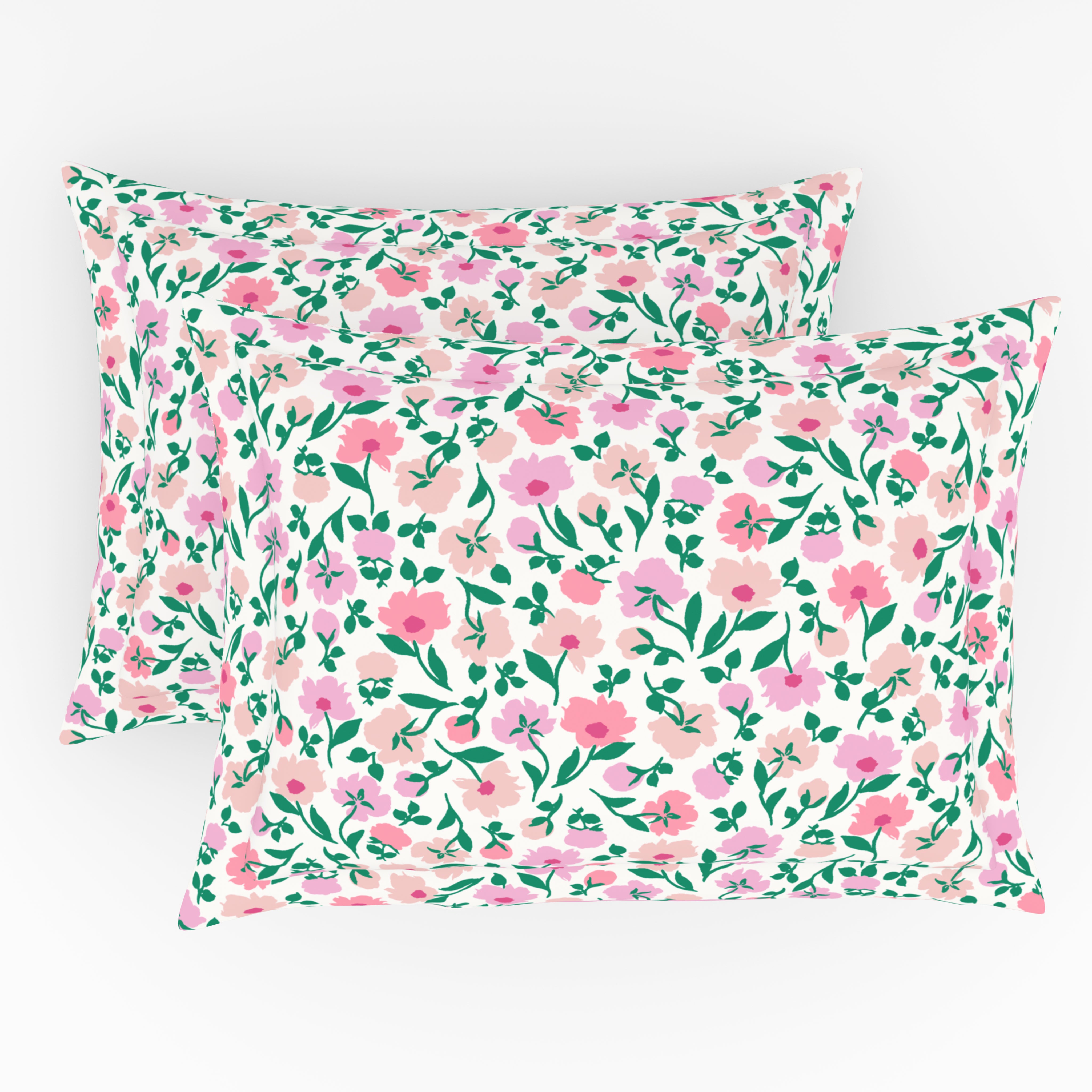 Himeya Elegant | Single Bedsheet Set | 190 TC Cotton -  Peony Party-Pink