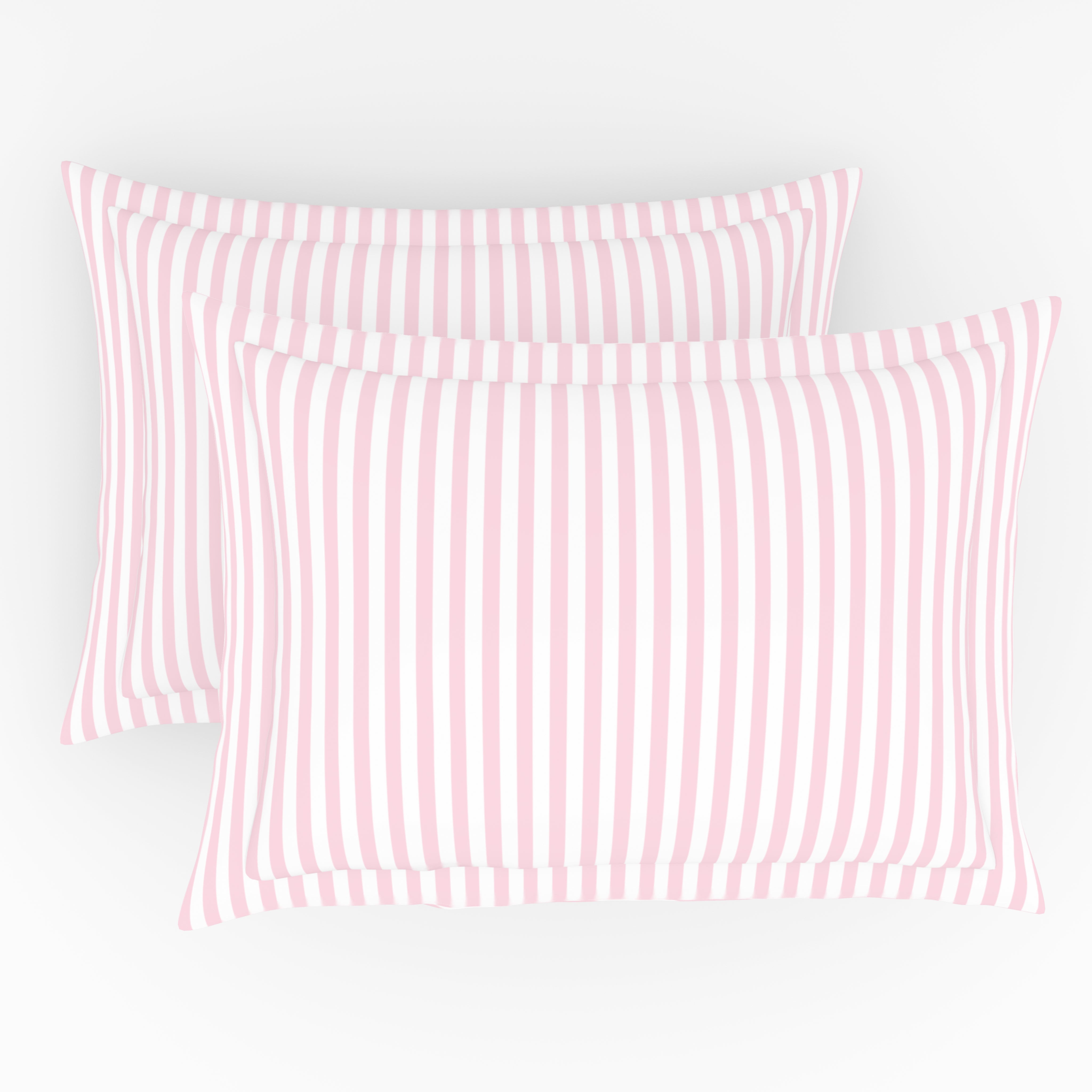 Himeya Elegant | Single Bedsheet Set | 190 TC Cotton -  Seersucker Strp-Custm Lt Pnk