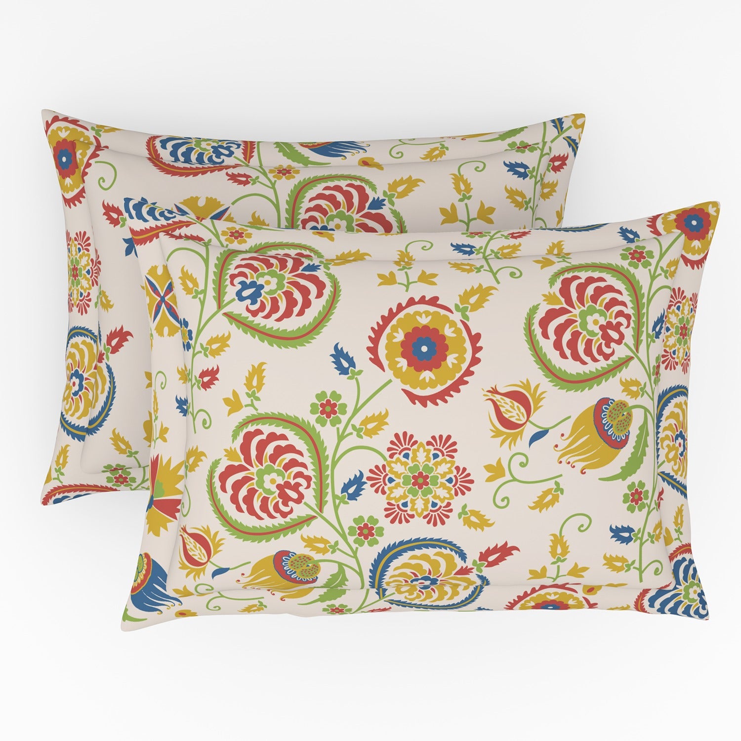 The Elite Collection | Printed King Bedsheet Set | 180 TC Cotton | Ochre Yellow