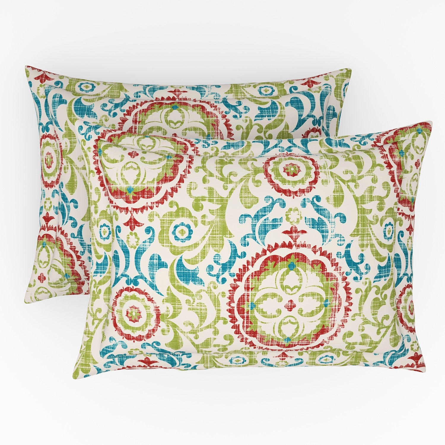 The Elite Collection | Printed King Bedsheet Set | 180 TC Cotton | Pistachio Green