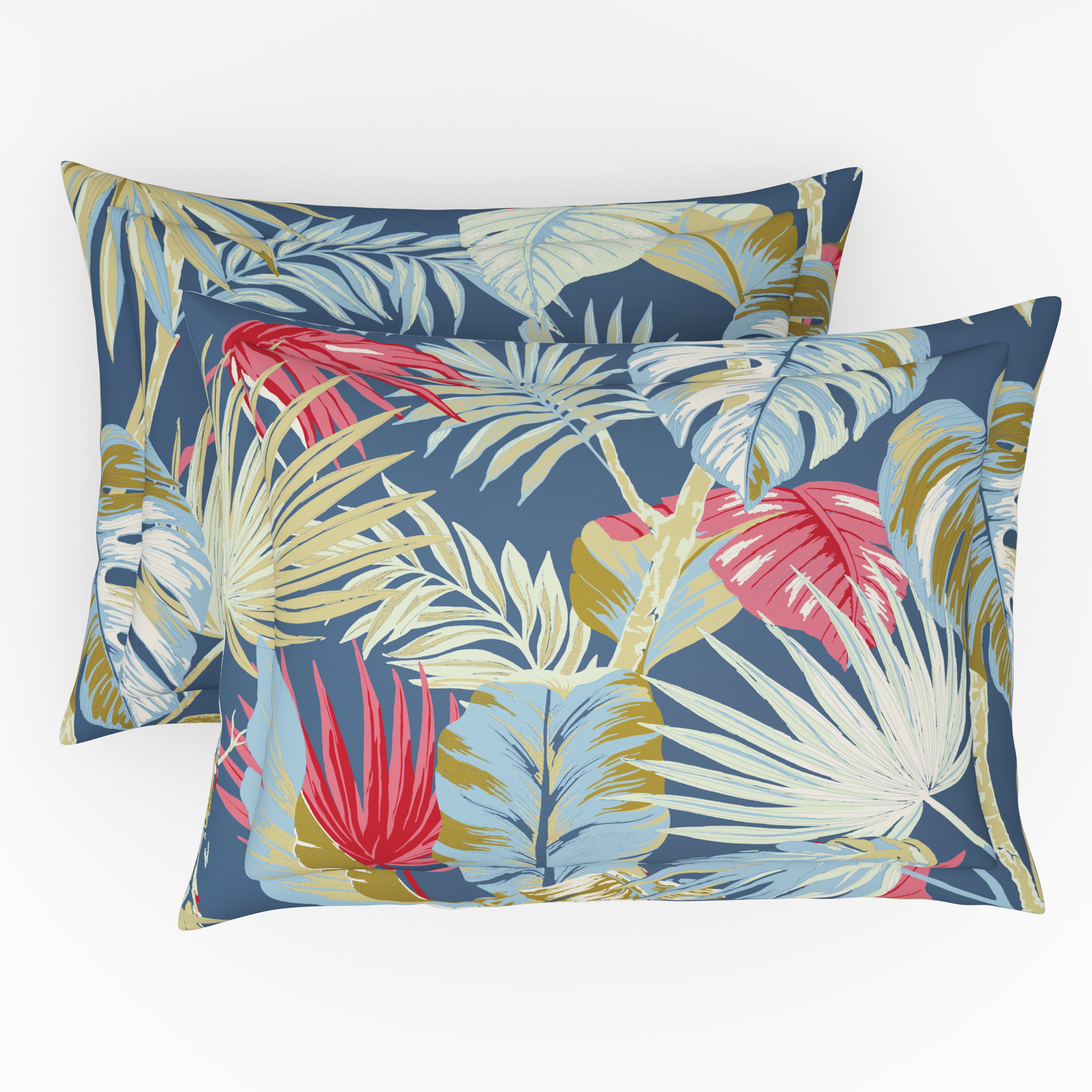 Elite Collection, Botanical Wonder | Printed King Bedsheet Set | 180 TC Cotton -Paradise Blue  by Himeya