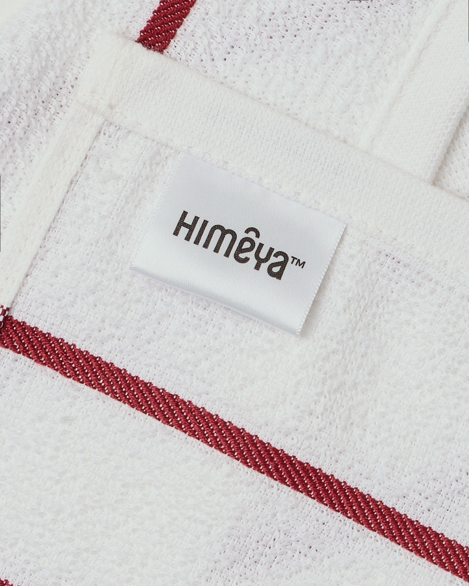 Comfort Collection, Ribbon Stripe | Bath Towel | 300 GSM 100% Cotton - Chili Red by Himeya