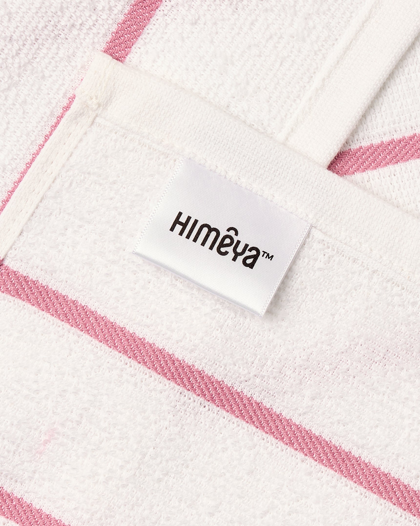 Comfort Collection, Ribbon Stripe | Bath Towel | 300 GSM 100% Cotton - Flamingo Pink by Himeya