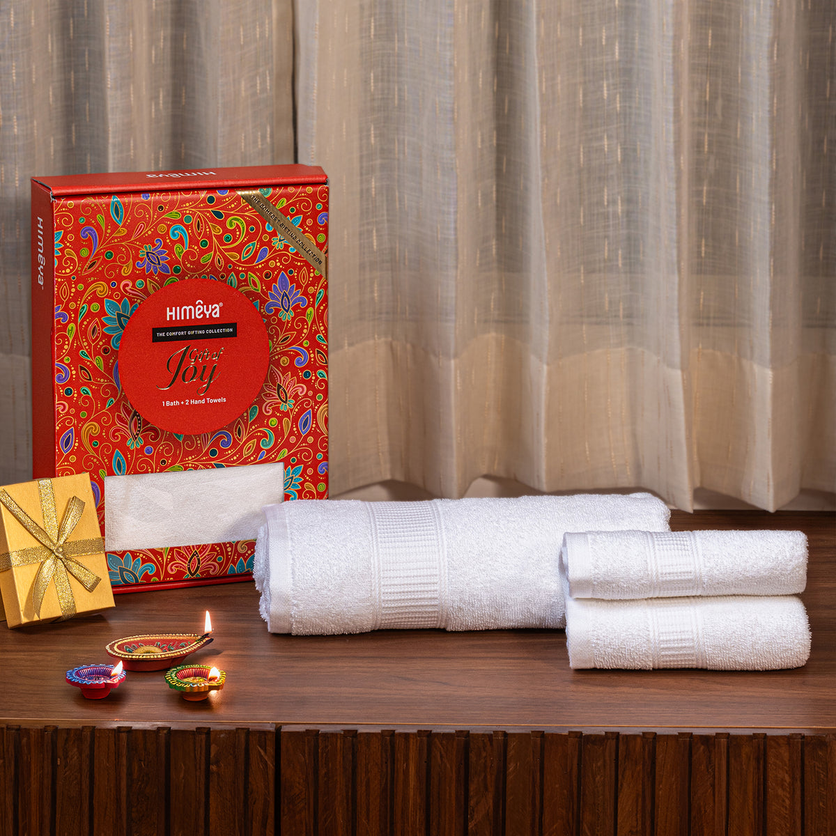 The Comfort Collection | Bath Towel (1) + Hand Towel (2) | 400 GSM | Denim Cloud