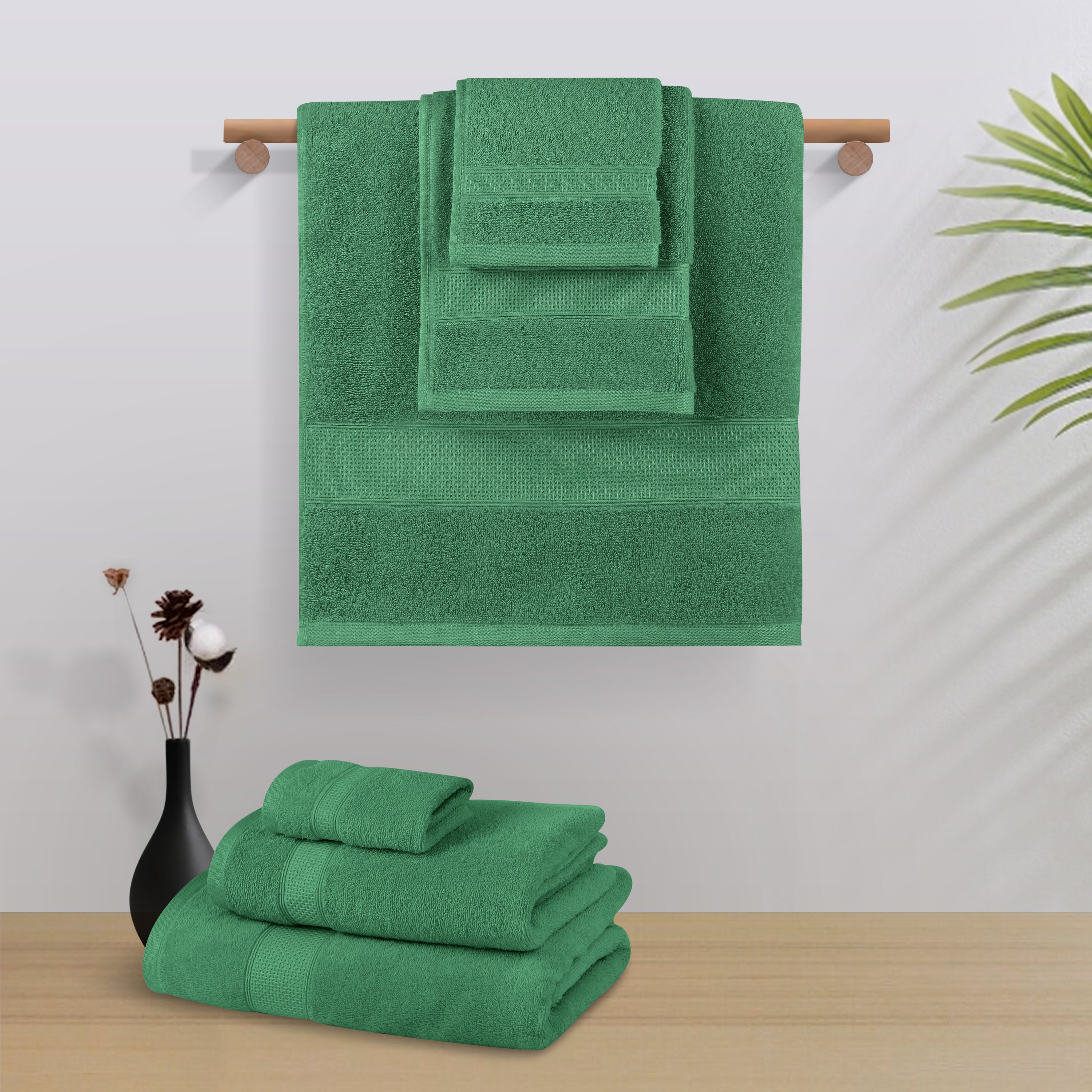 The Elite Collection | Hand Towel | 450 GSM Pack of 2 | Sea Green