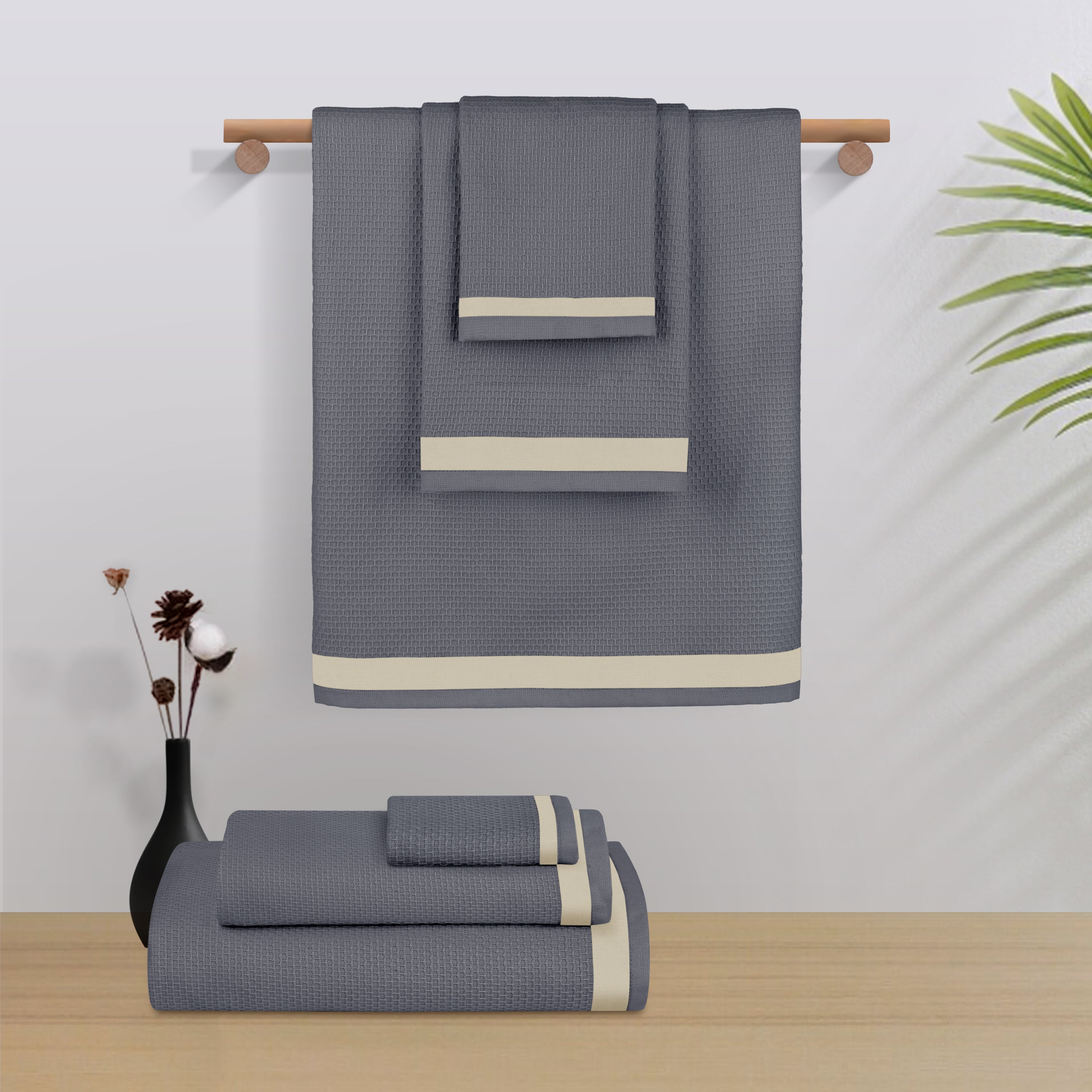 The Elite Collection | Bath Towel | 350 GSM | Steel Grey