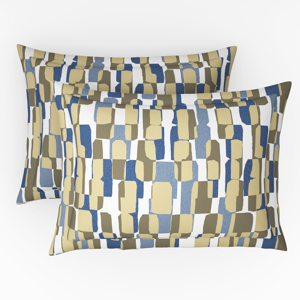 The Comfort Collection | Printed King Bedsheet Set | 120 TC Cotton | Marine Blue