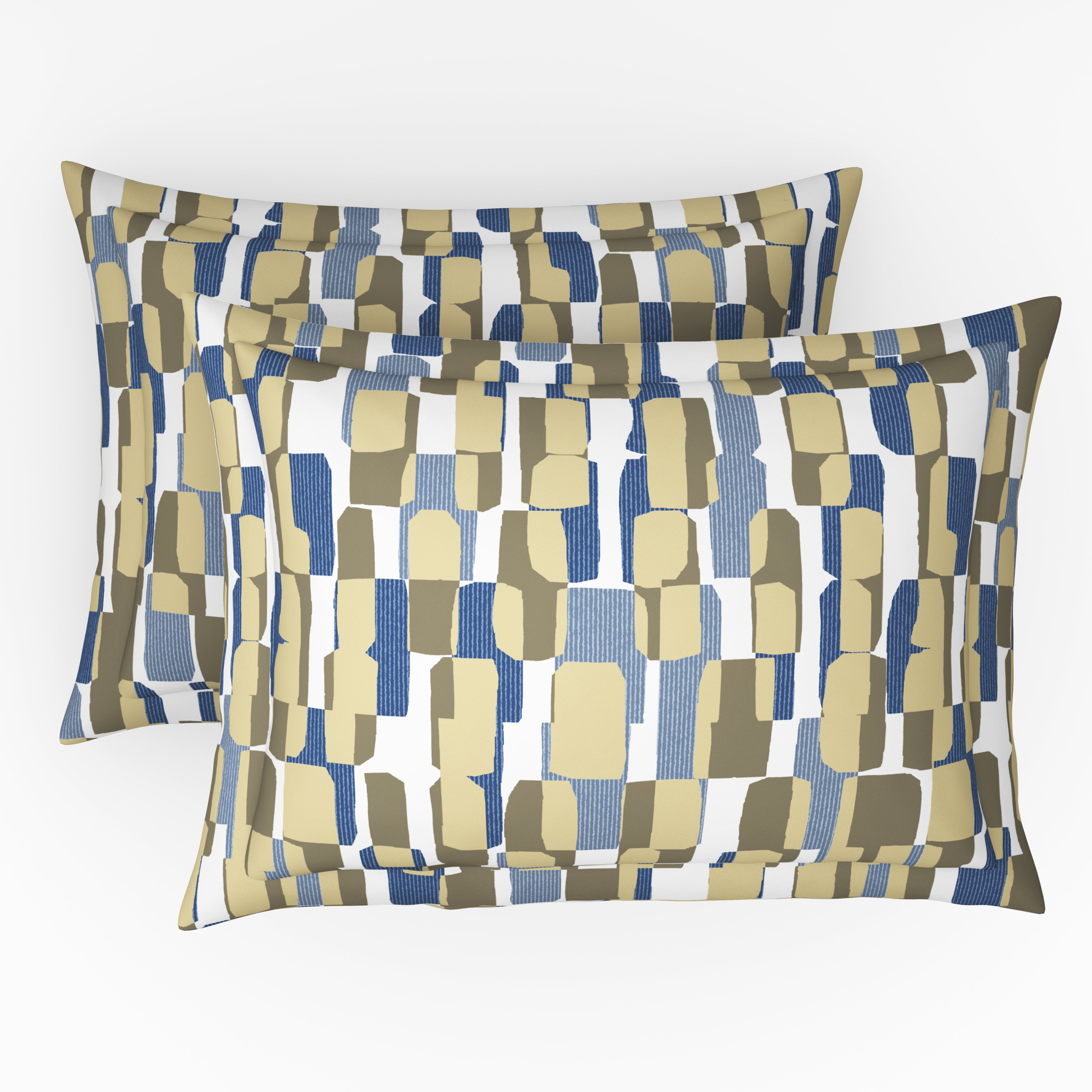 Comfort Collection, Bold & Beyond | Printed Double Bedsheet Set | 120 TC Cotton - Marine Blue by Himeya