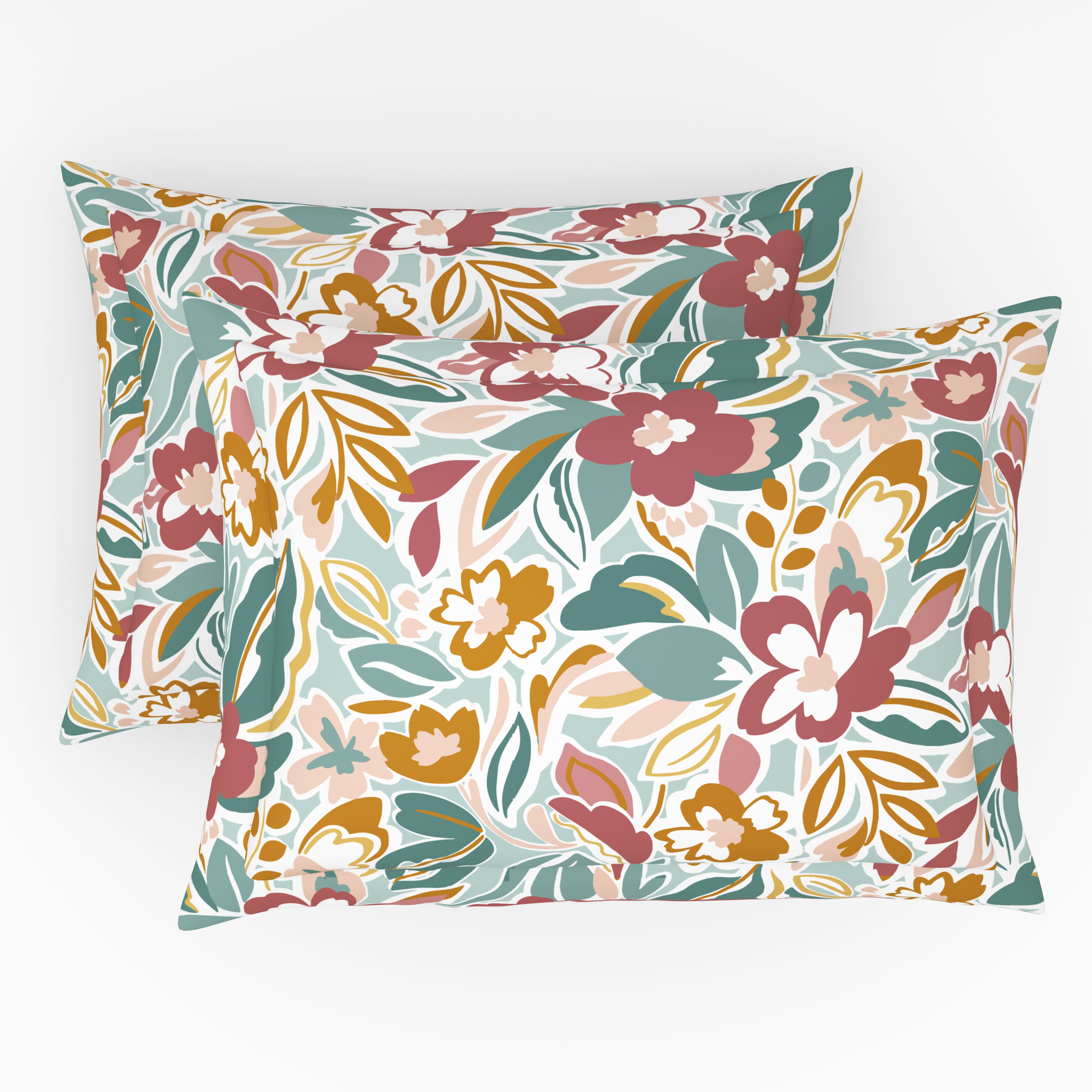 The Gifting Collection | King Bedsheet Set | 120 TC | Whimsy Bloom