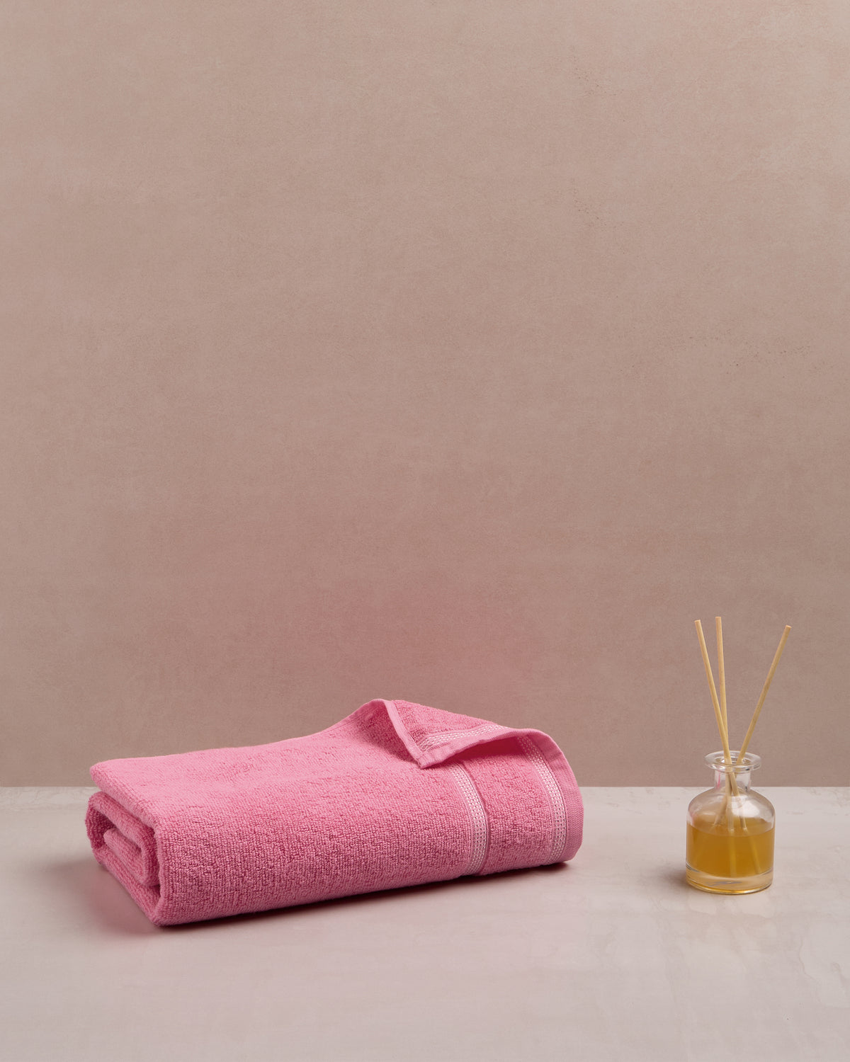 Zero Twist Cotton | Bath Towel | 350 GSM | Pink