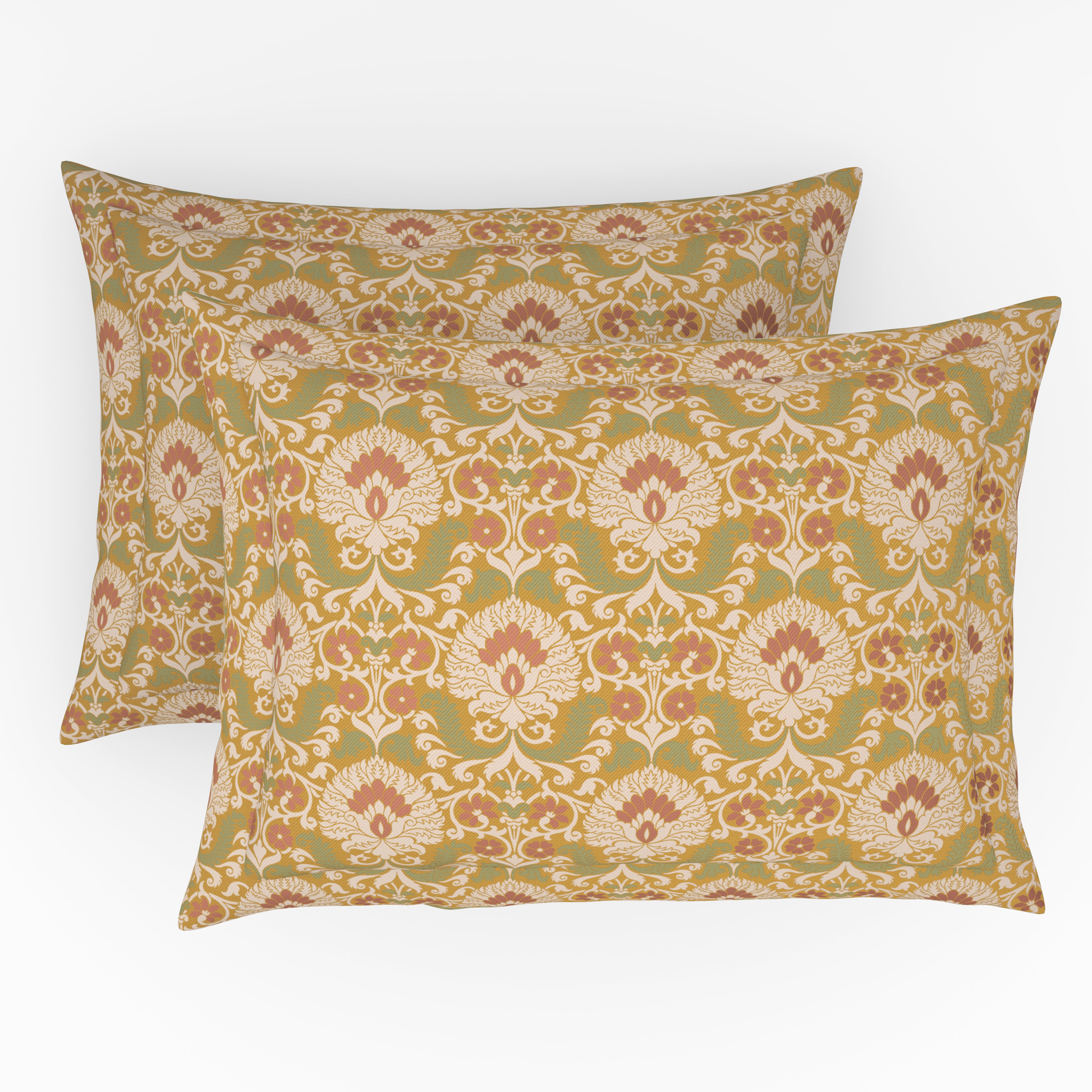 The Gifting Collection | King Bedsheet Set | 144 TC | Zari Kashi