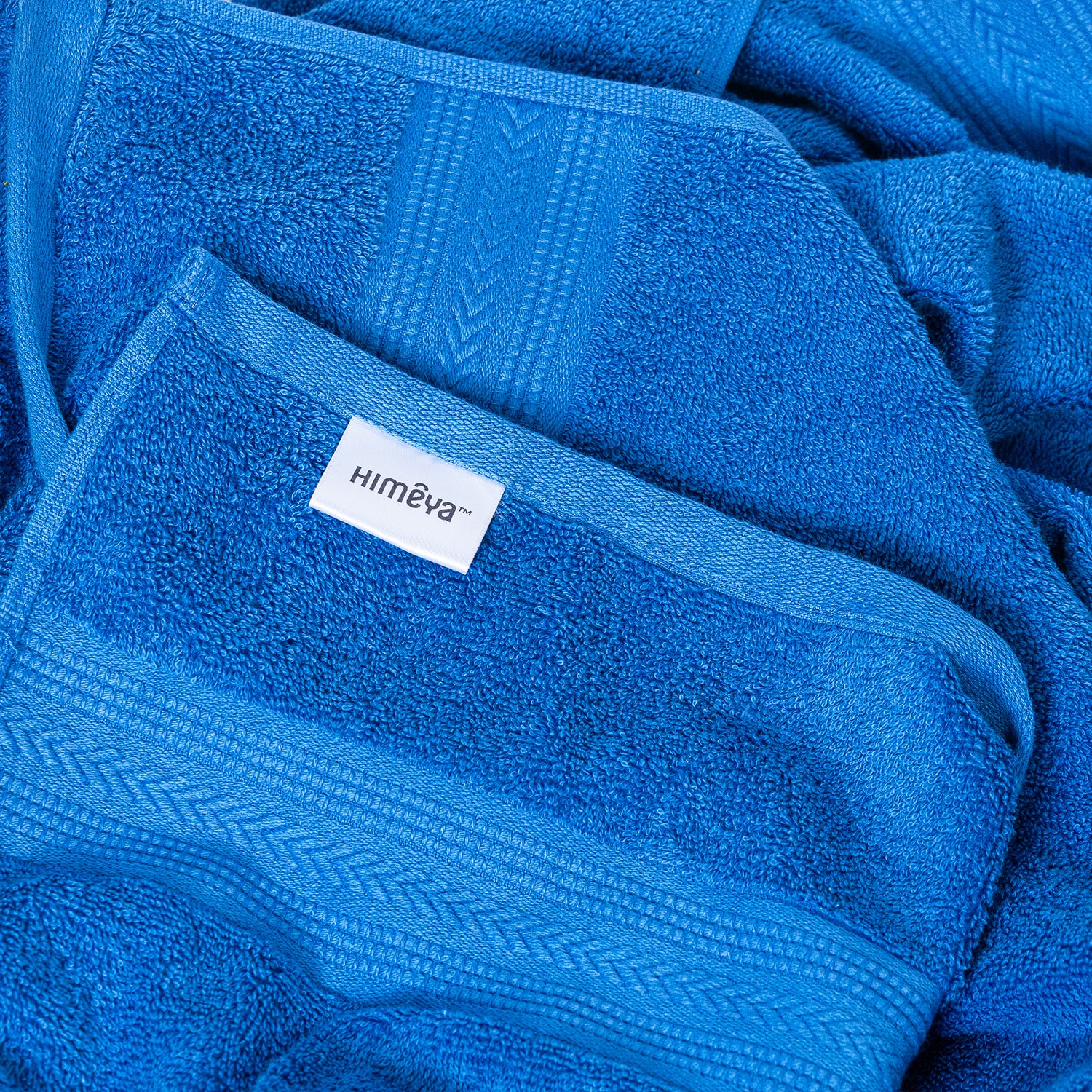 Quickdry Cotton|Bath Towel|500 GSM - Blue- Himeya