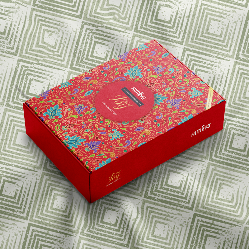 The Gifting Collection | King Bedsheet Set | 120 TC | Faded Diamond