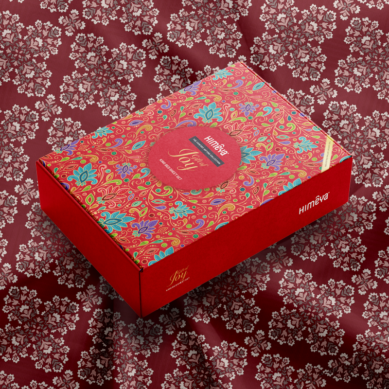 The Gifting Collection | King Bedsheet Set | 120 TC | Medallion