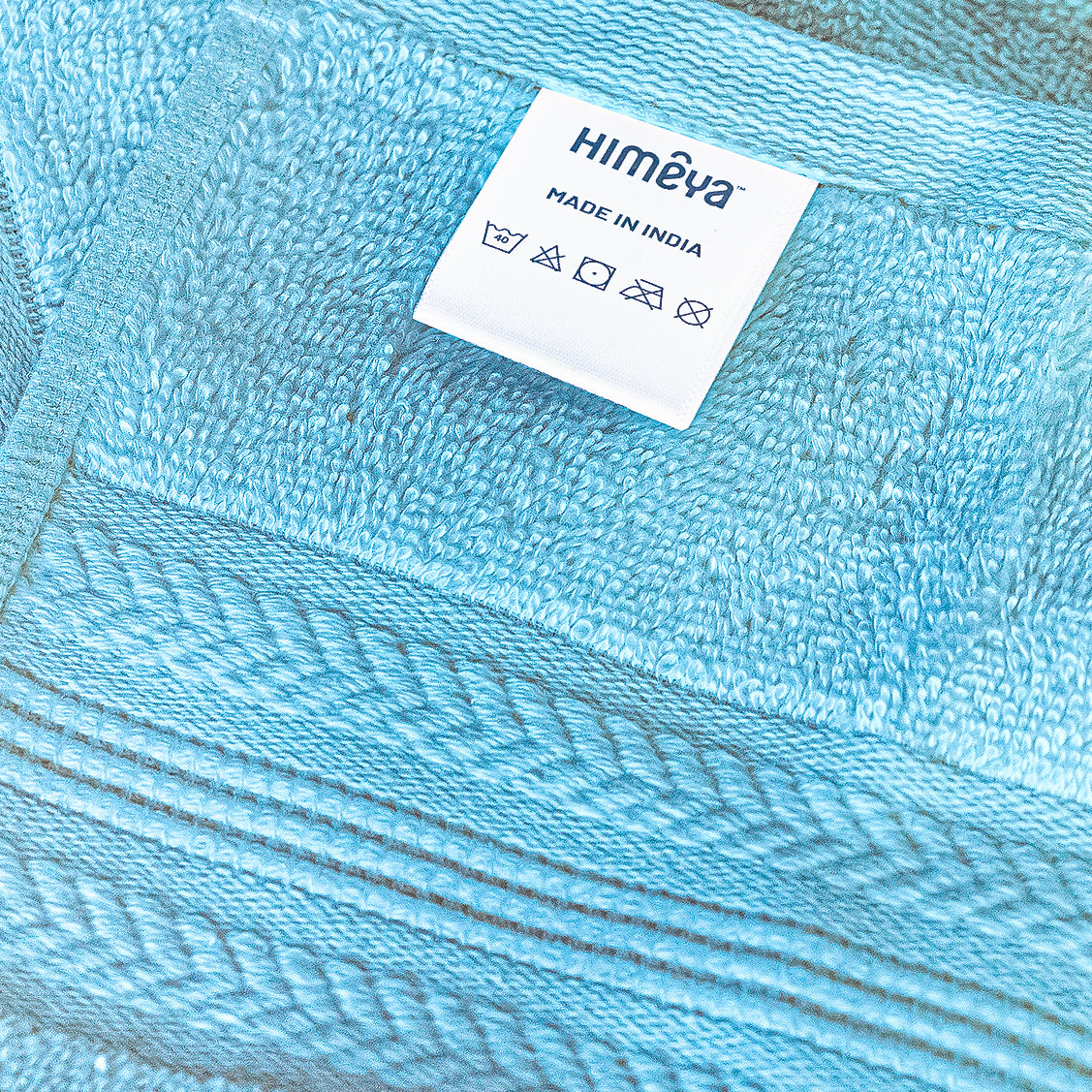 Bamboo Cotton|Bath Towel|600 GSM - Ice Burst - By Himeya