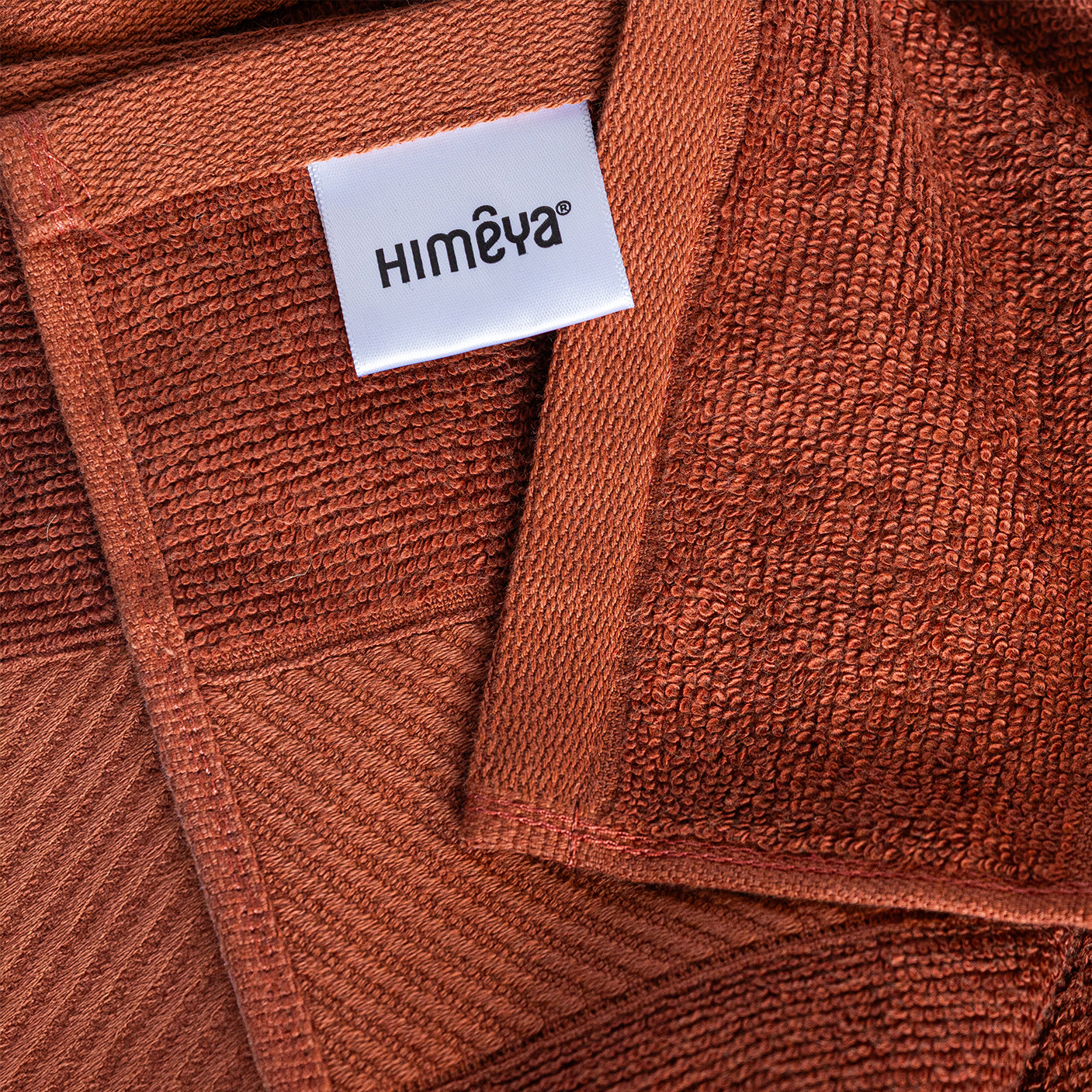 Bamboo Cotton|Bath Towel|400 GSM - Leather Brown - By Himeya