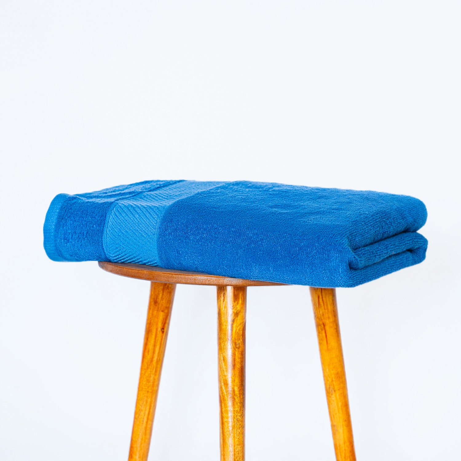 Bamboo Cotton|Bath Towel|400 GSM - Ocean Blue - By Himeya