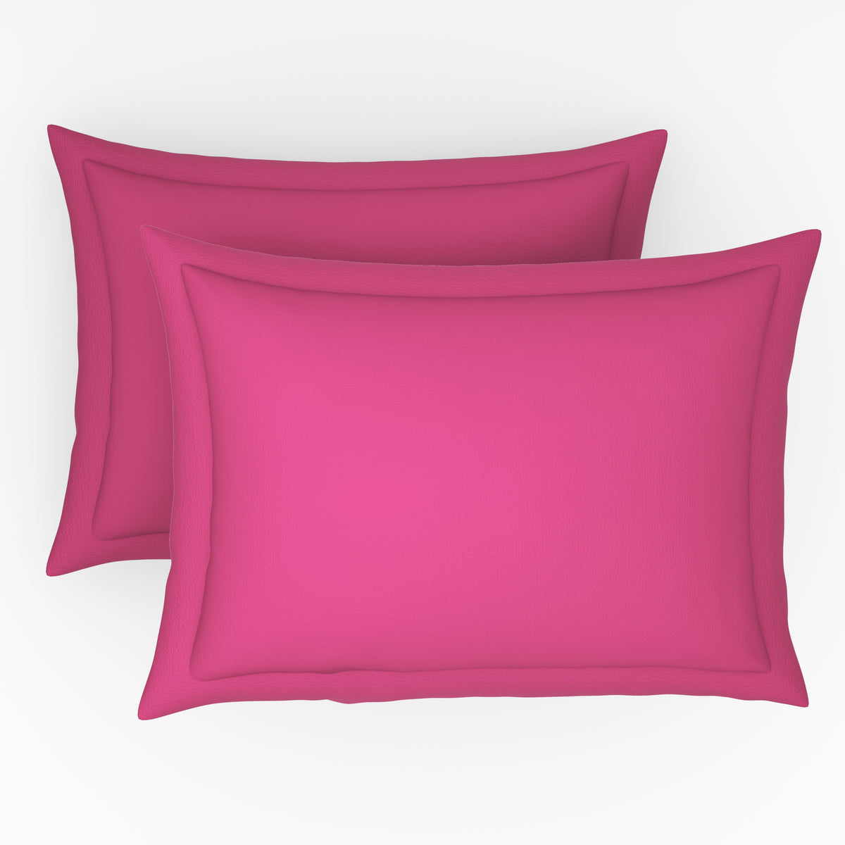 The Exclusive Collection | Printed Double Bedsheet Set | 200 TC  Cotton | Bright Pink