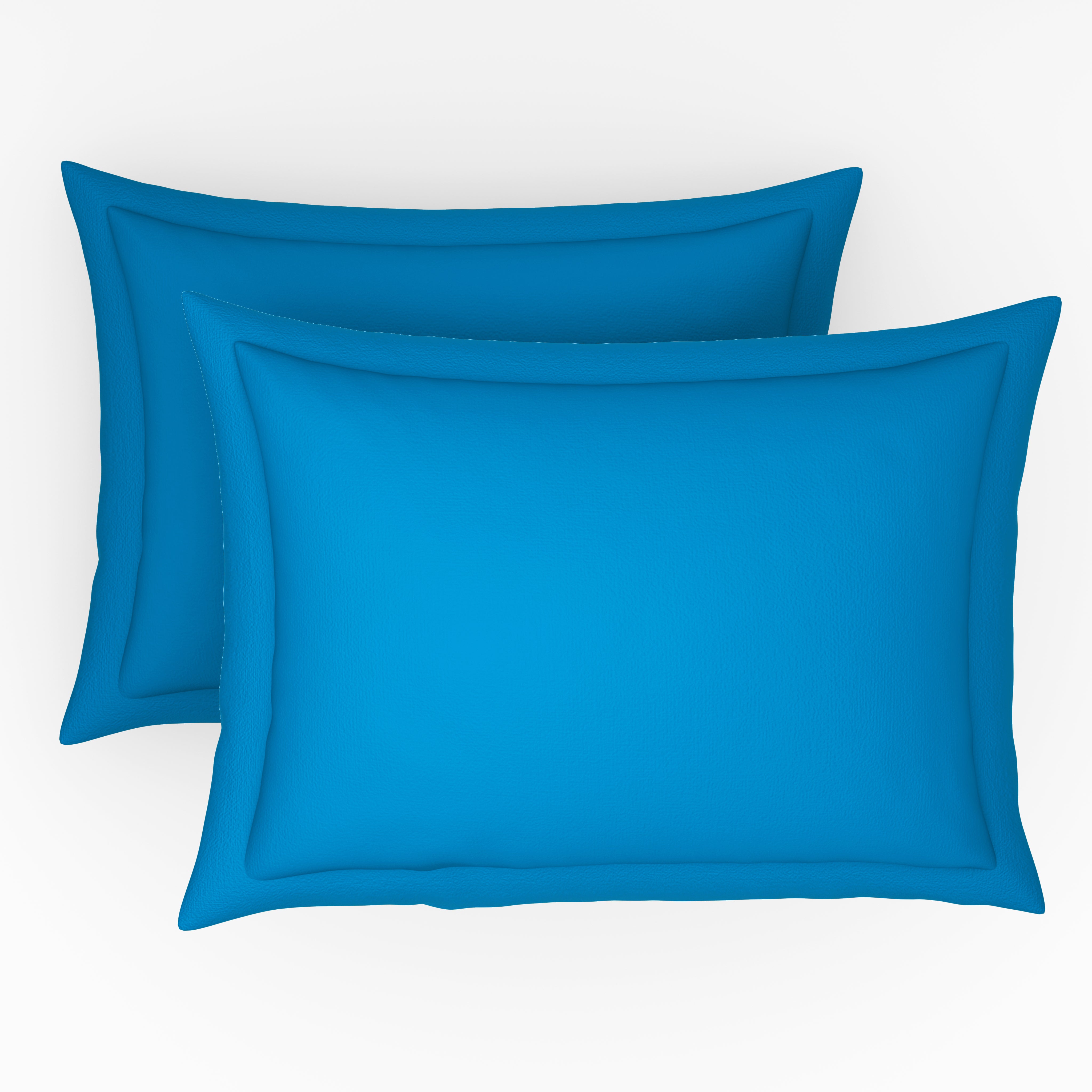 Exclusive Collection, Color Corner  | Printed Double Bedsheet Set | 200 TC  Cotton - Winter Blue by Himeya