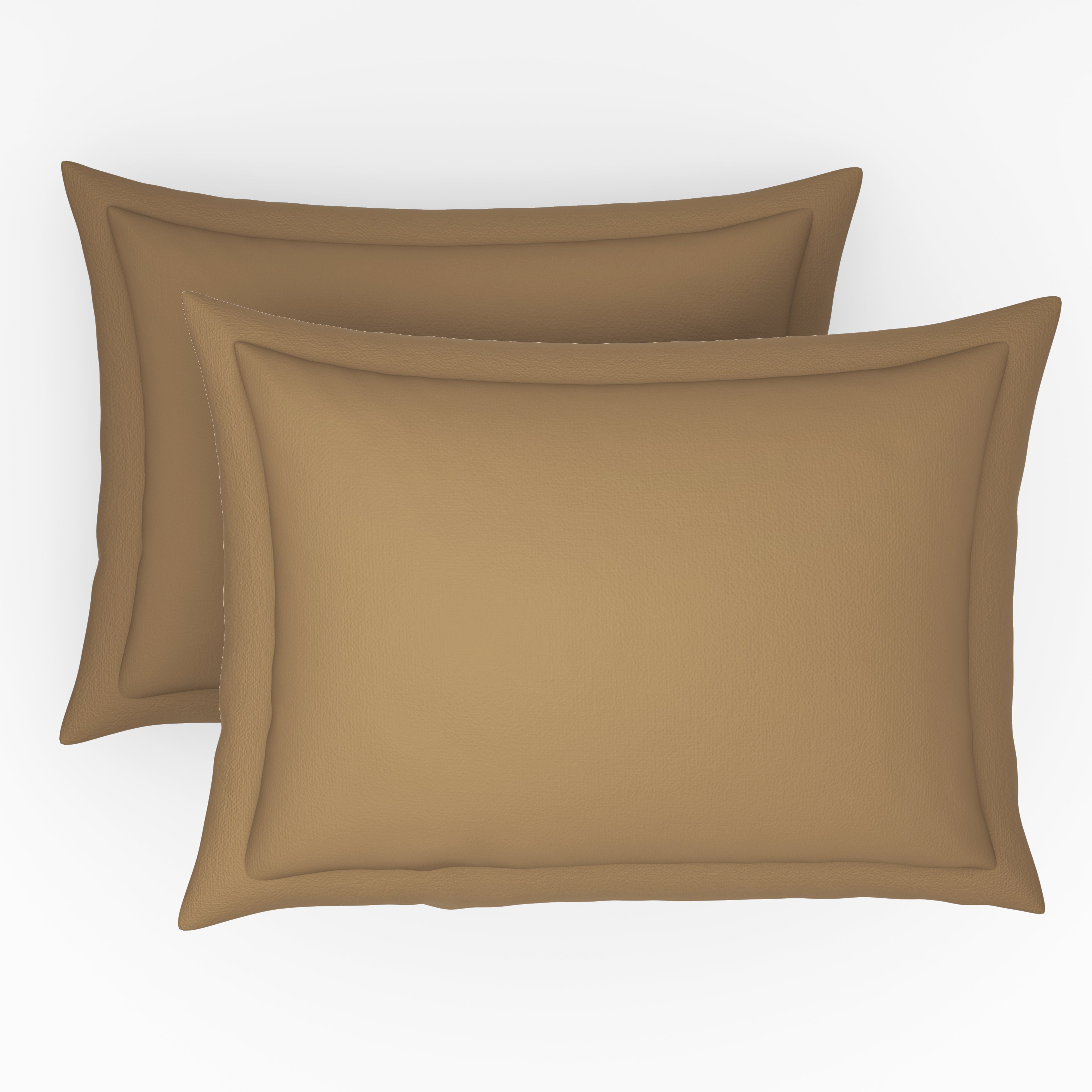 Exclusive Collection, Color Corner  | Printed Double Bedsheet Set | 152 TC Cotton - Sepia Beige by Himeya