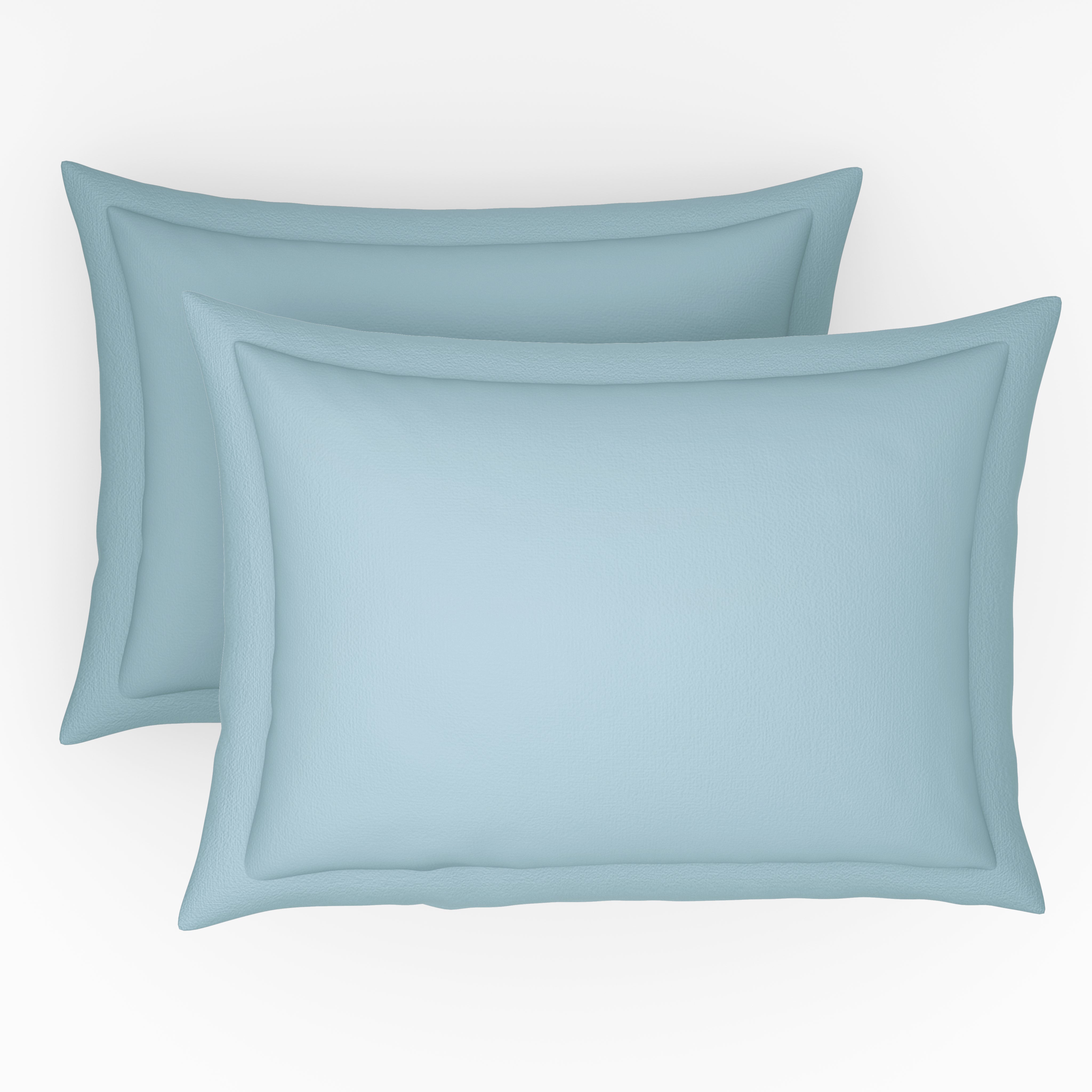 Exclusive Collection, Color Corner  | Printed Double Bedsheet Set | 200 TC  Cotton - Iris Blue by Himeya